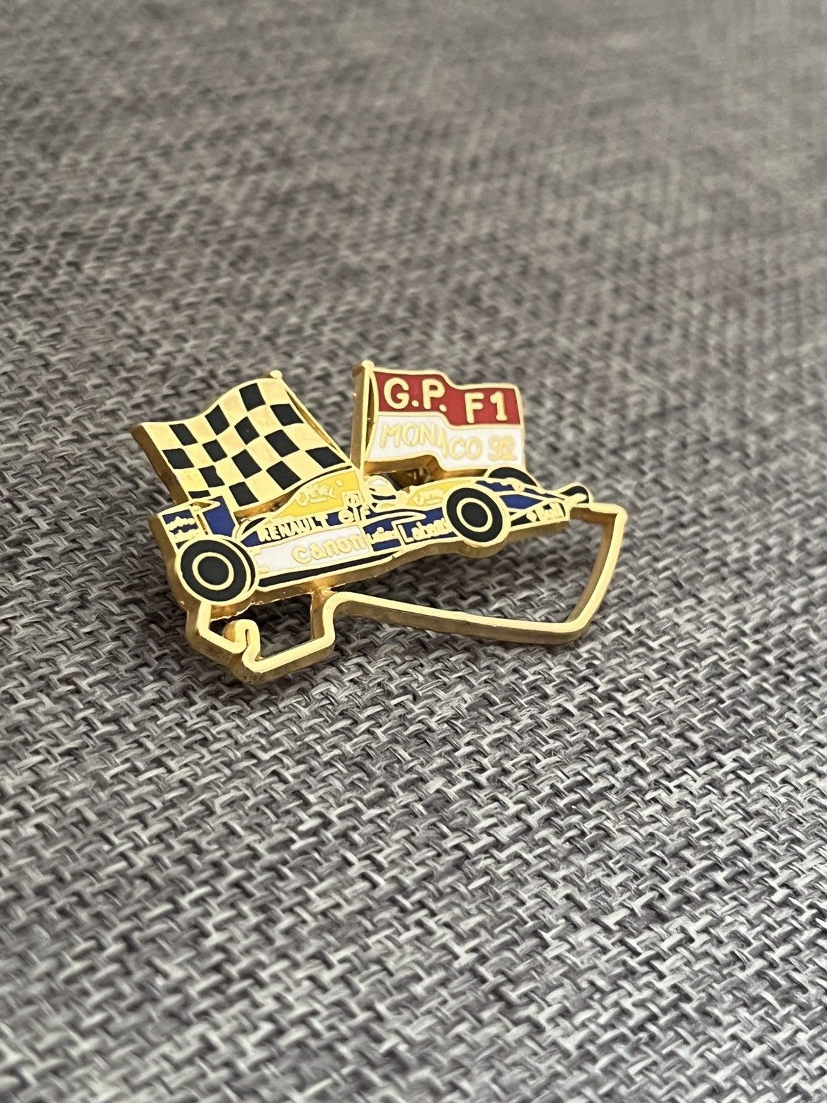 Vintage Monaco Grand Prix x Renault F1 Team Size ONE SIZE - 2 Thumbnail