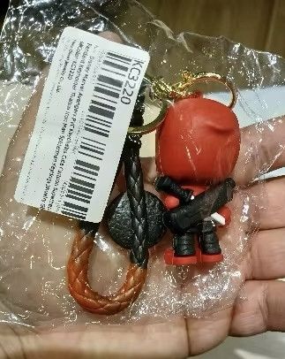 Other Anime Action Figure Deadpool Keyring Keychain Size ONE SIZE - 4 Thumbnail