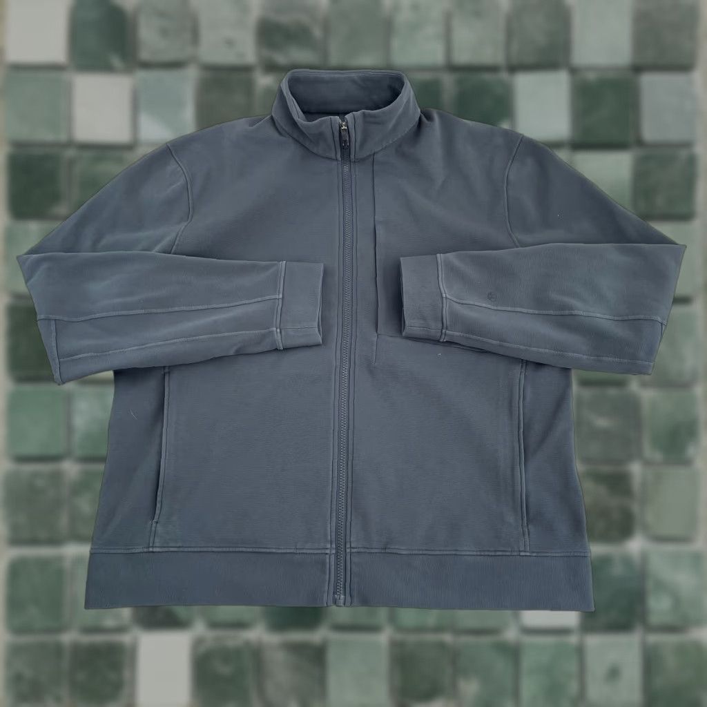 Lululemon Lululemon Sojourn Jacket Men 2XL Melanite Warpstreme Track Zip Performance Gym Size US XXL / EU 58 / 5 - 1 Thumbnail