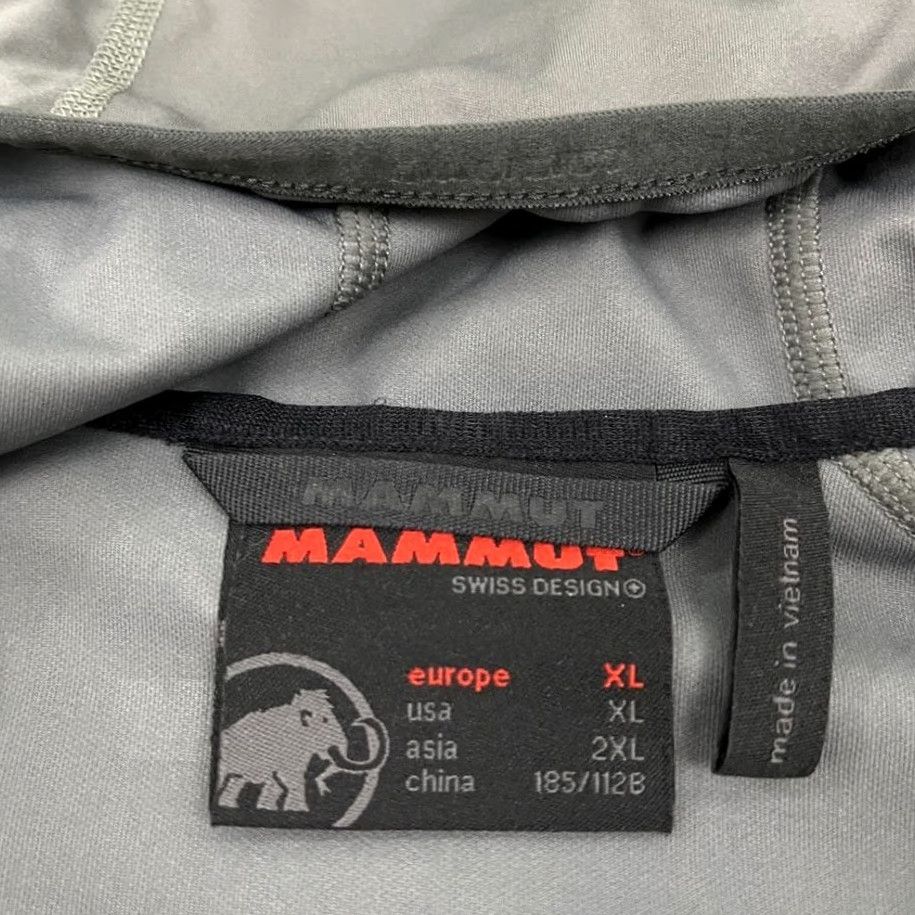 Mammut Mammut Lemah Hoody Jacket Men XL Gray Midweight Softshell Full Zip Hooded Hiking Overshirt Size US XL / EU 56 / 4 - 2 Thumbnail