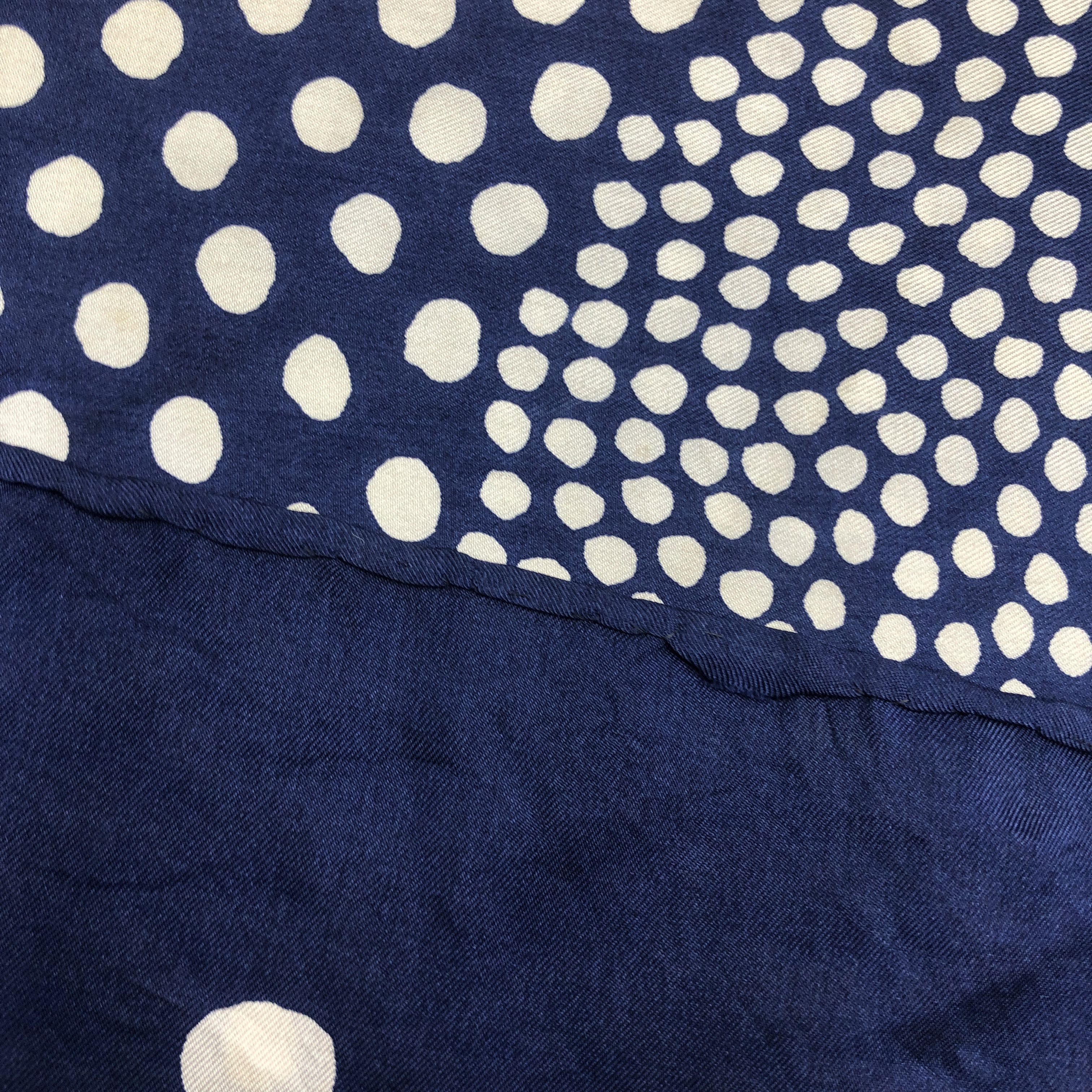 Other × Vintage Vintage Echo SILK Scarf Polka Dot Twill Stole Wraps Scarves Size ONE SIZE - 15 Thumbnail