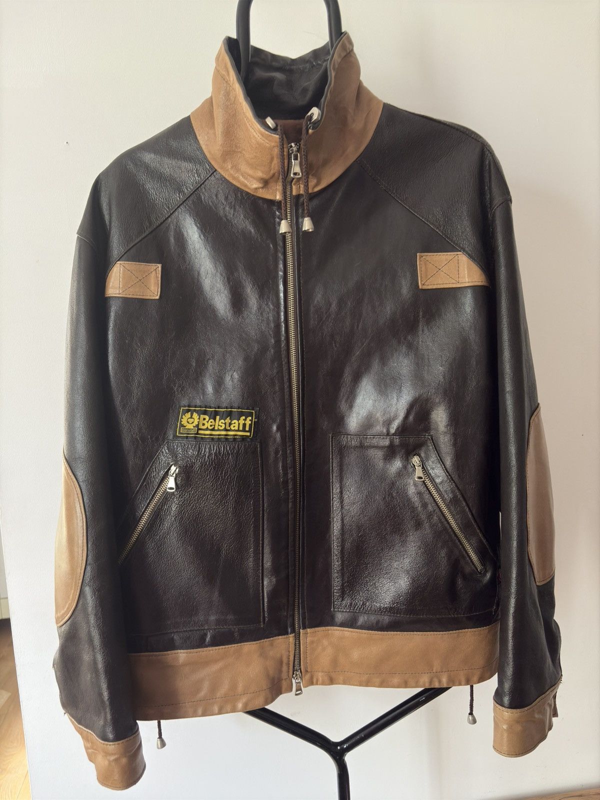Belstaff × Designer Vintage Belstaff Leather Jacket – Made in England Size US L / EU 52-54 / 3 - 4 Thumbnail