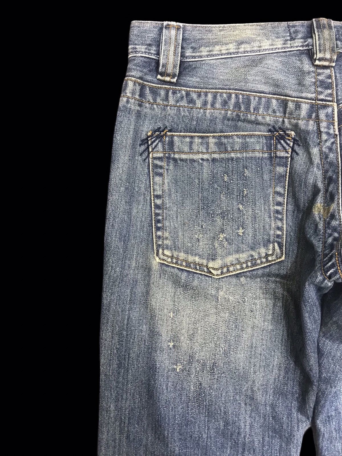 Devilock × Japanese Brand 💥90s Style💥DEVILOCK DISTRESSED DENIM F322 Size US 31 - 10 Thumbnail