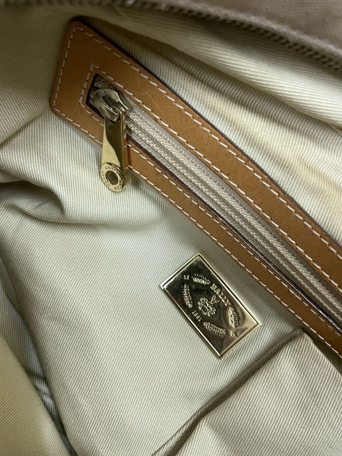 Bally Bally Monogram Top Handle Handbag Size ONE SIZE - 8 Thumbnail