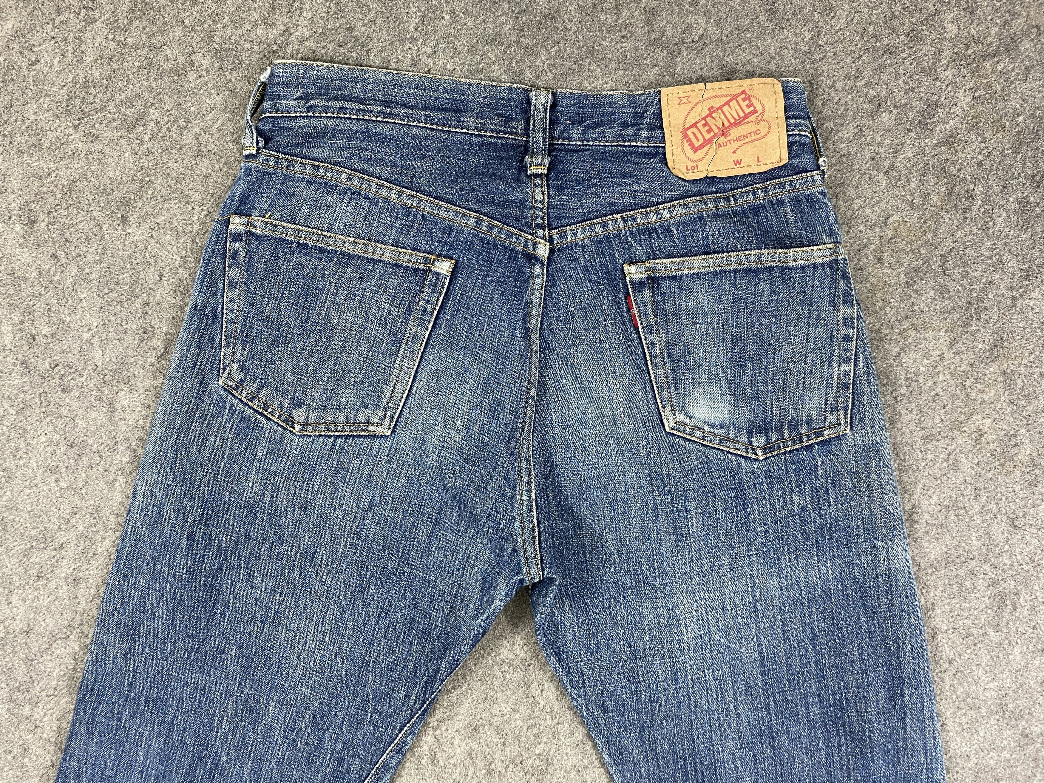 Japanese Brand Blue Vintage Denime Jeans 29x28.5 Denim JN2369 Size US 29 - 4 Thumbnail
