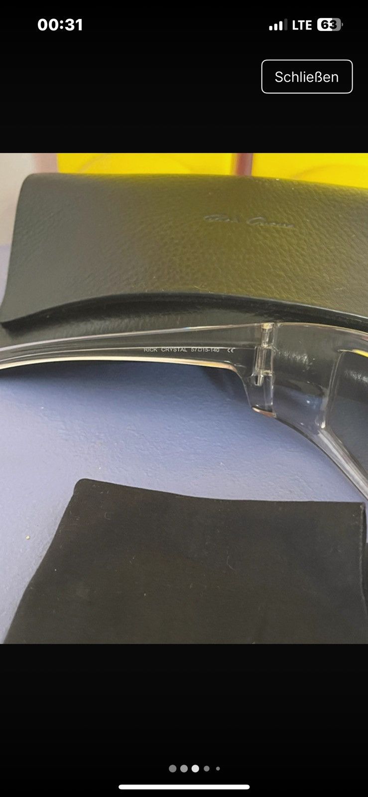Rick Owens Rick Owens Larry sunglasses Size ONE SIZE - 2 Thumbnail