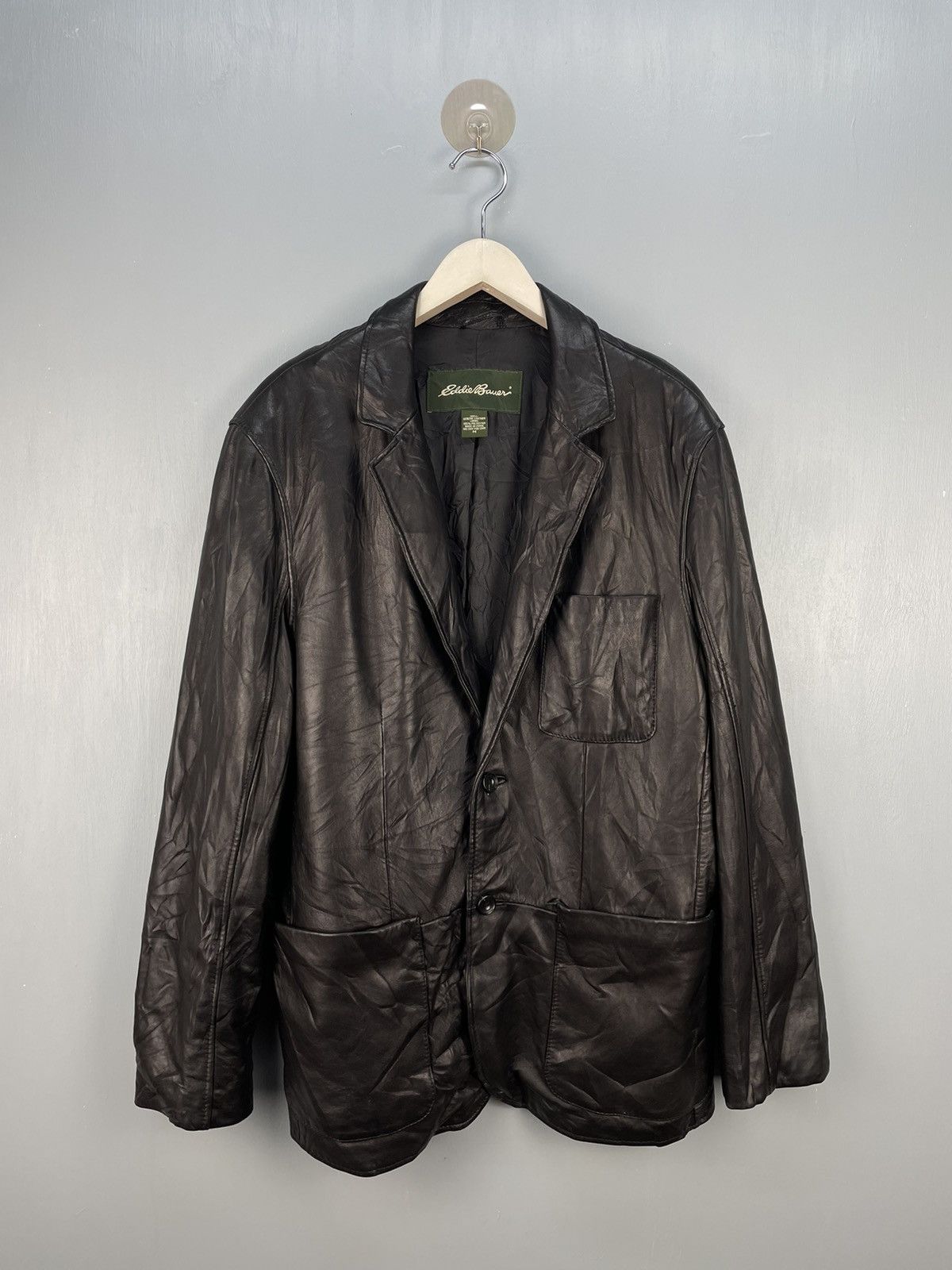 Eddie Bauer Eddie Bauer leather blazer Size US M / EU 48-50 / 2 - 1 Thumbnail