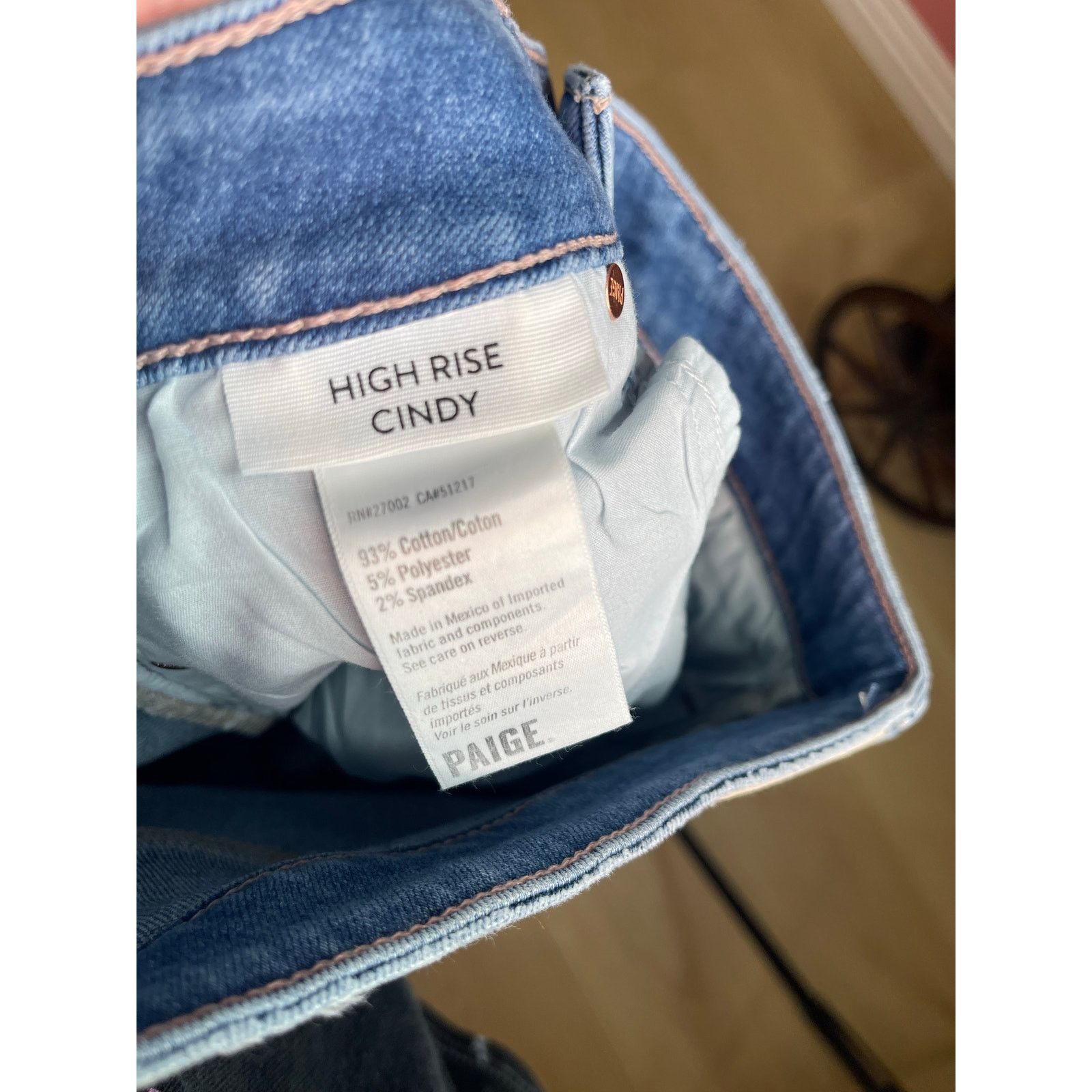 Paige PAIGE Cindy High Rise Straight Jeans – Size 31 – NWT Size 31" - 6 Thumbnail