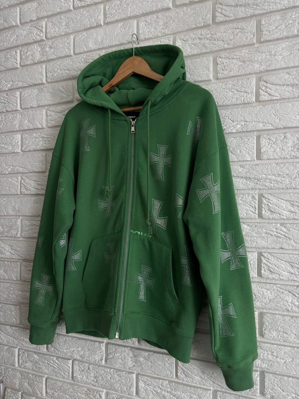 Unknown London Unknown London rhinestone zip up hoodie Size US S / EU 44-46 / 1 - 5 Thumbnail