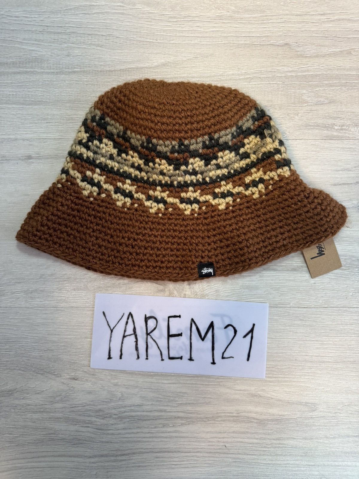 Stussy Stussy FAIRISLE BUCKET hat cap Size ONE SIZE - 1 Thumbnail
