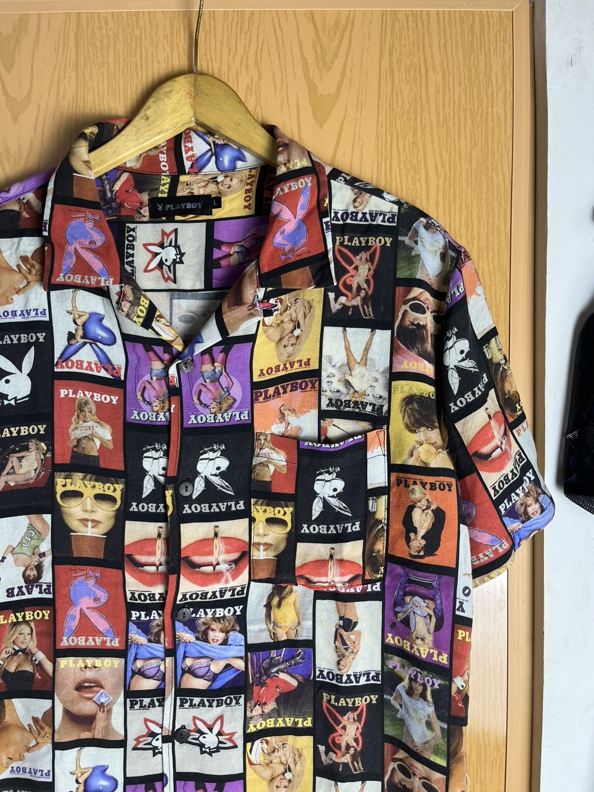 Playboy Playboy magazine cover open collar shirt /hysteric/kapital Size US L / EU 52-54 / 3 - 2 Thumbnail