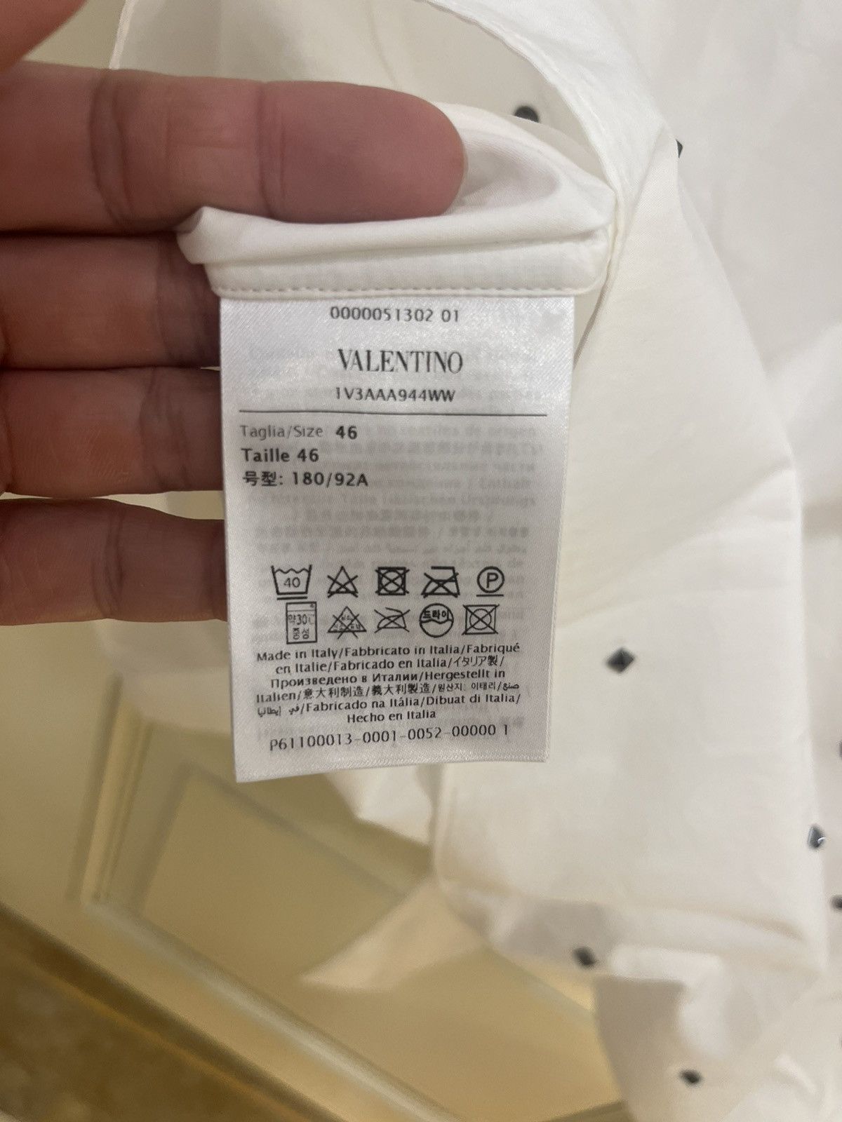 Valentino rockstud shirt.size46 Size US S / EU 44-46 / 1 - 13 Thumbnail