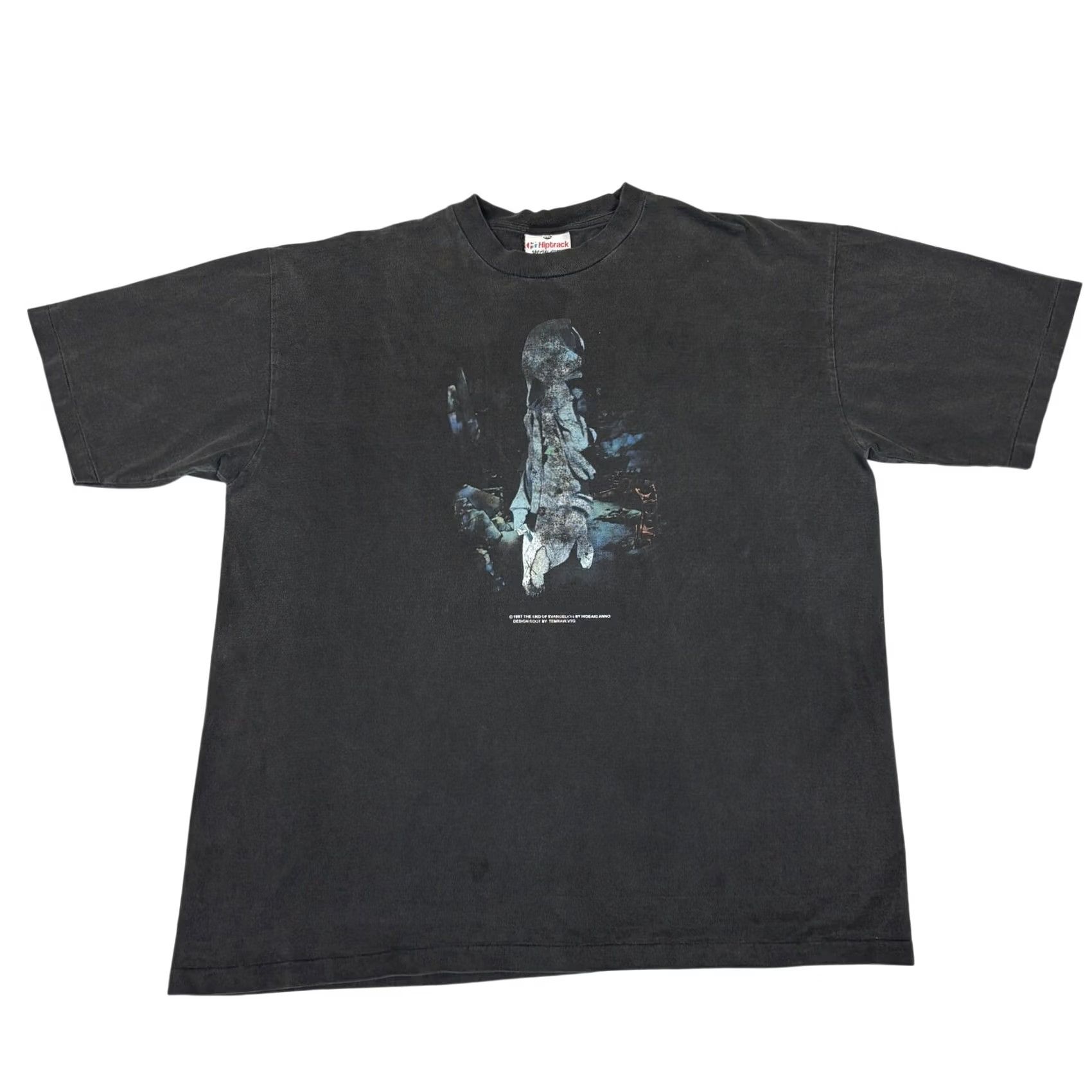 Vintage VINTAGE Evangelion Temraw Rei Tee Shirt Men 2XL Black Short Sleeve Tee Shirt Mens XXL Size US XXL / EU 58 / 5 - 2 Thumbnail