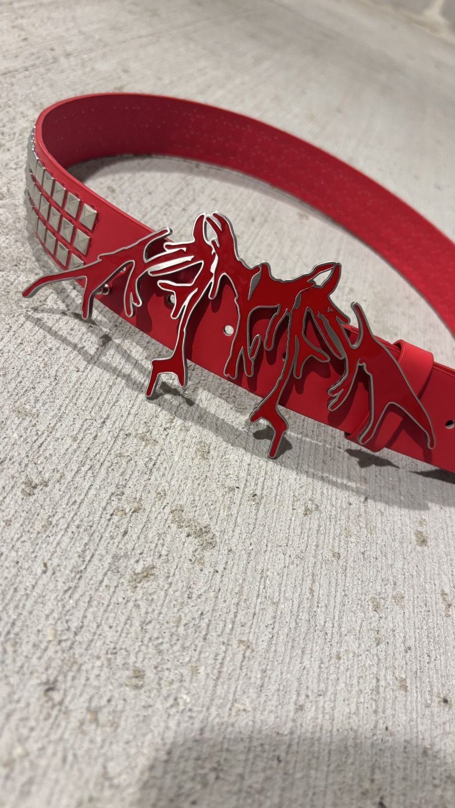 Other Never Ending World Wide Logo Stud Belt Size ONE SIZE - 2 Thumbnail