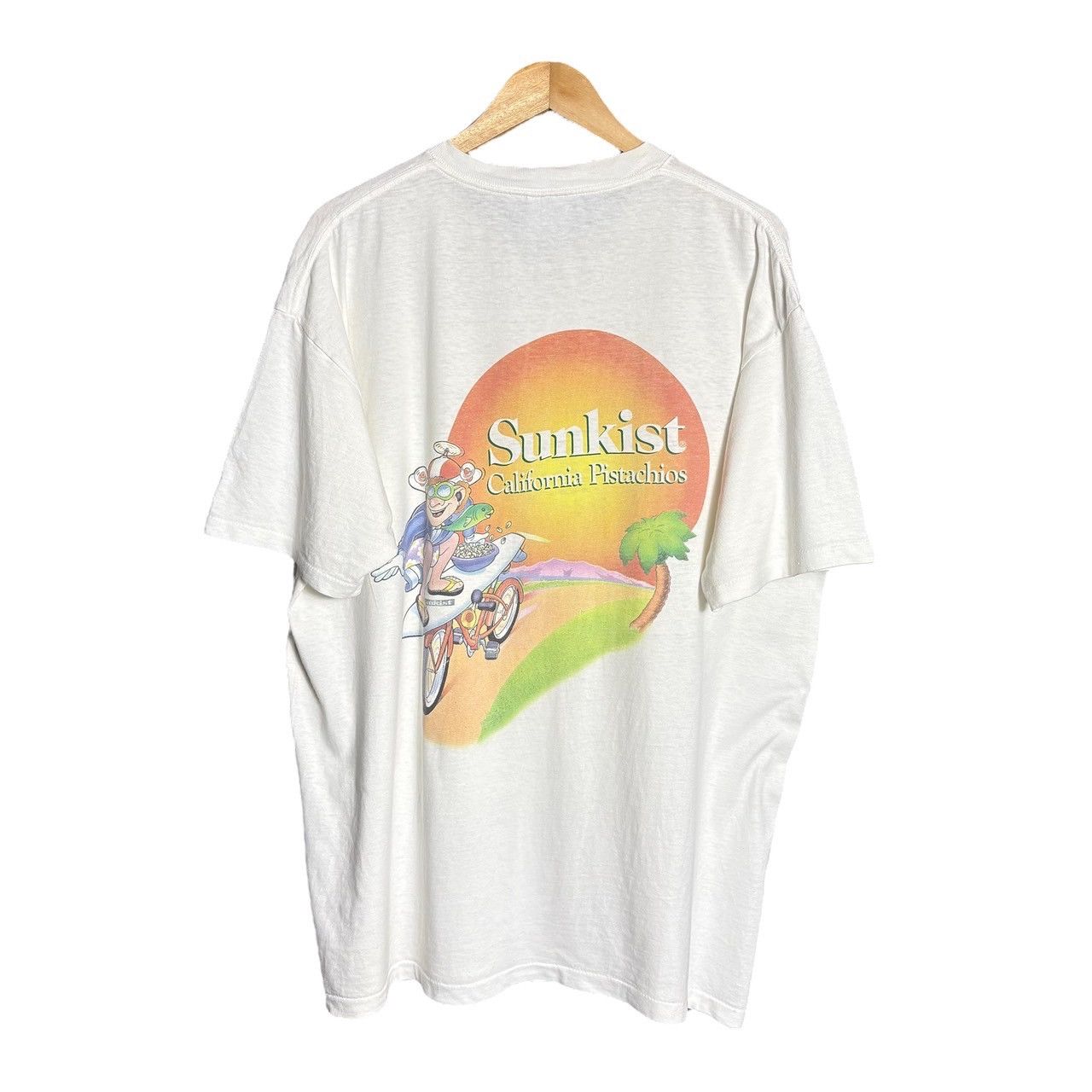 Vintage Vintage 90s Sunkist California USA Graphic T-Shirt Size US XL / EU 56 / 4 - 2 Thumbnail