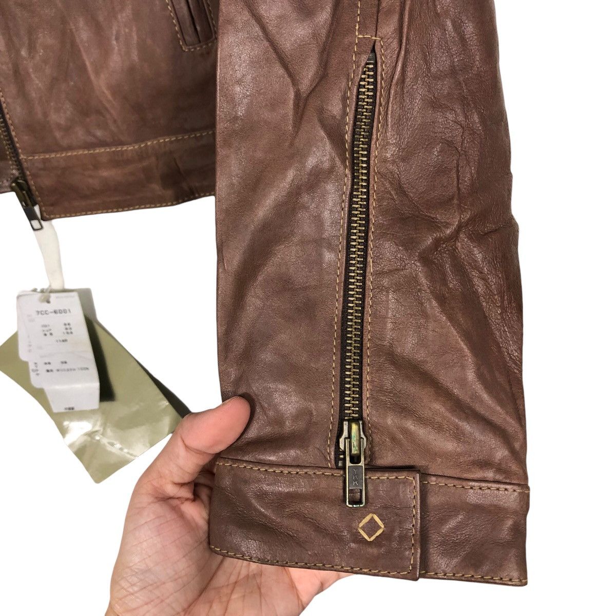 Japanese Brand 📌Vintage Leather Jacket Cropped Belle Maison Issey Miyake Size US M / EU 48-50 / 2 - 16 Thumbnail