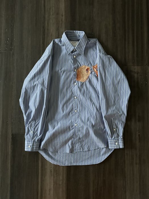 Doublet 22AW Hand Embroidery Photo Stitch Shirt M | Grailed