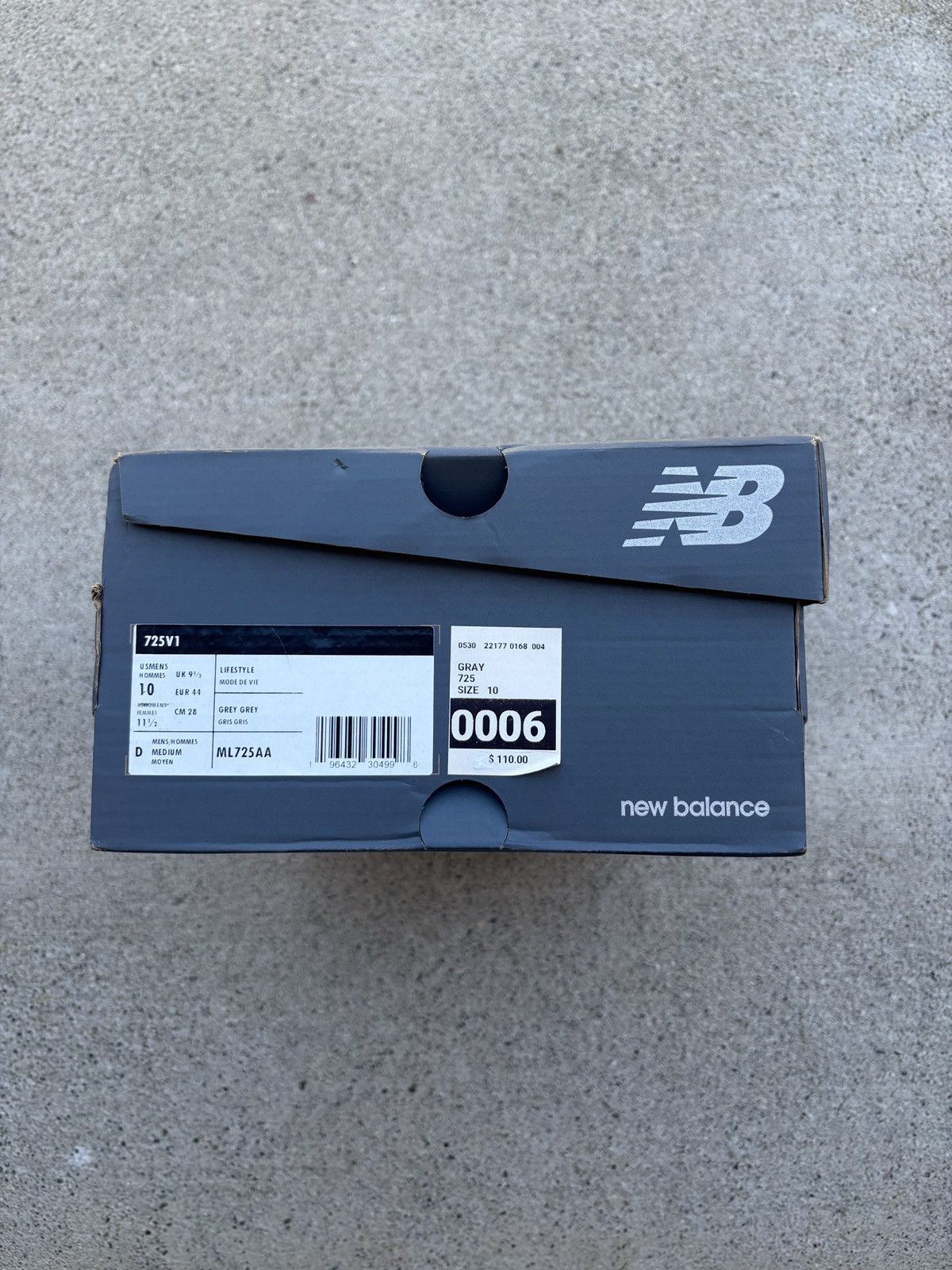 New Balance DS New Balance 725 “Raincloud” Men’s Size 10 Size US 10 / EU 43 - 3 Thumbnail