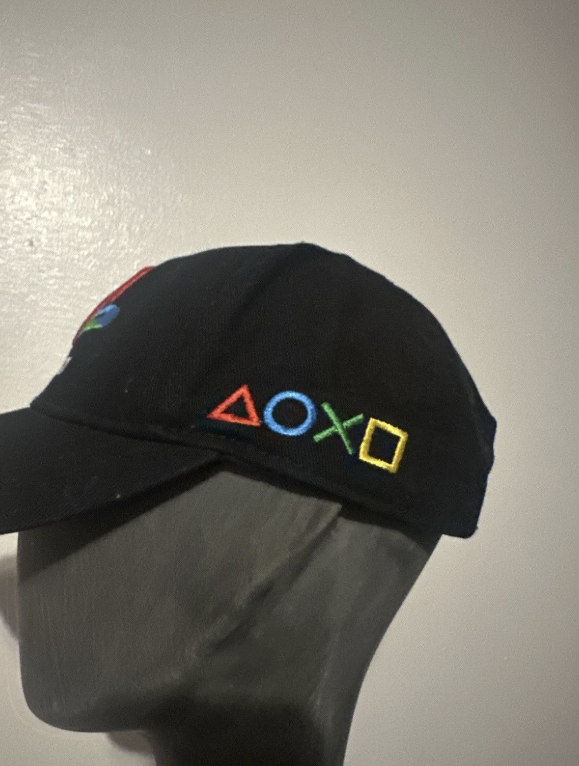Playstation Vintage SONY PlayStation Sport cap Adjustable Hat Black Size ONE SIZE - 2 Thumbnail