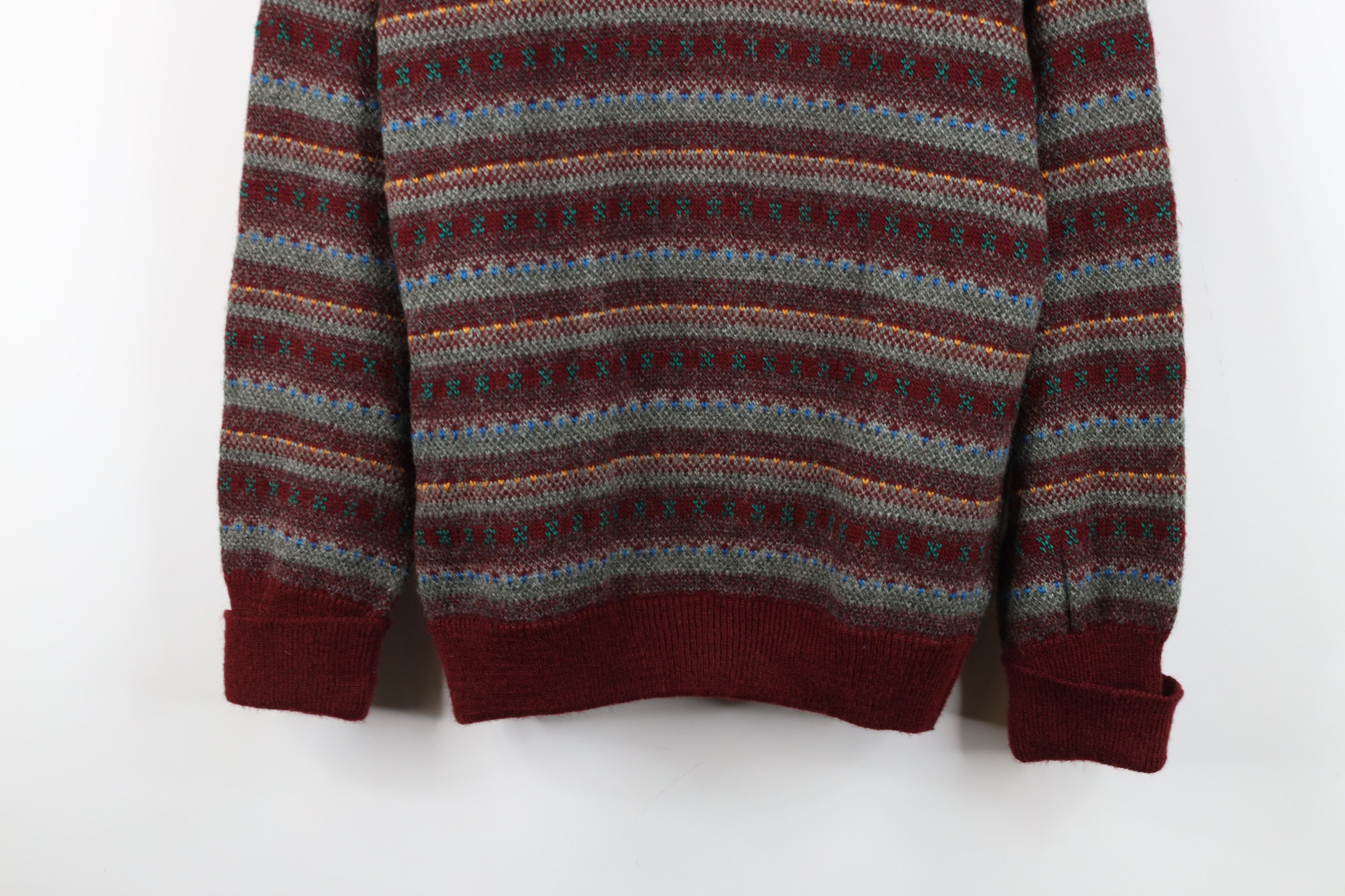 Vintage Vintage 90s Streetwear Alpaca Wool Blend Knit Sweater Size US XXL / EU 58 / 5 - 3 Thumbnail