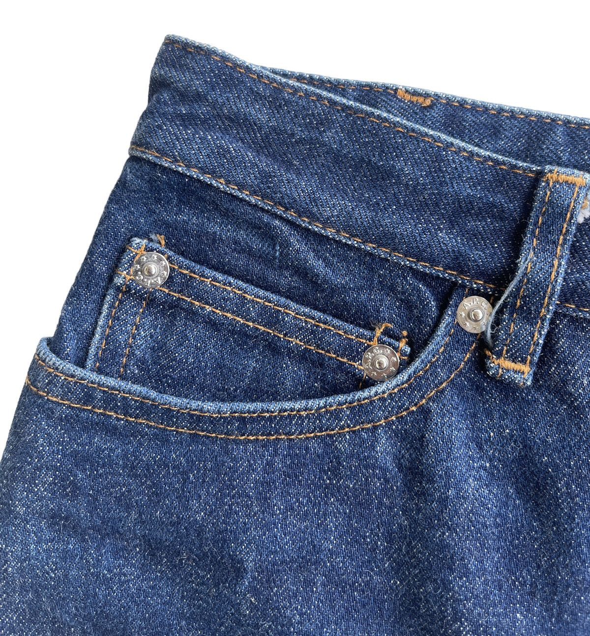 A.P.C. A.P.C Denim Mini Skirt Size 30" / US 8 / IT 44 - 3 Thumbnail