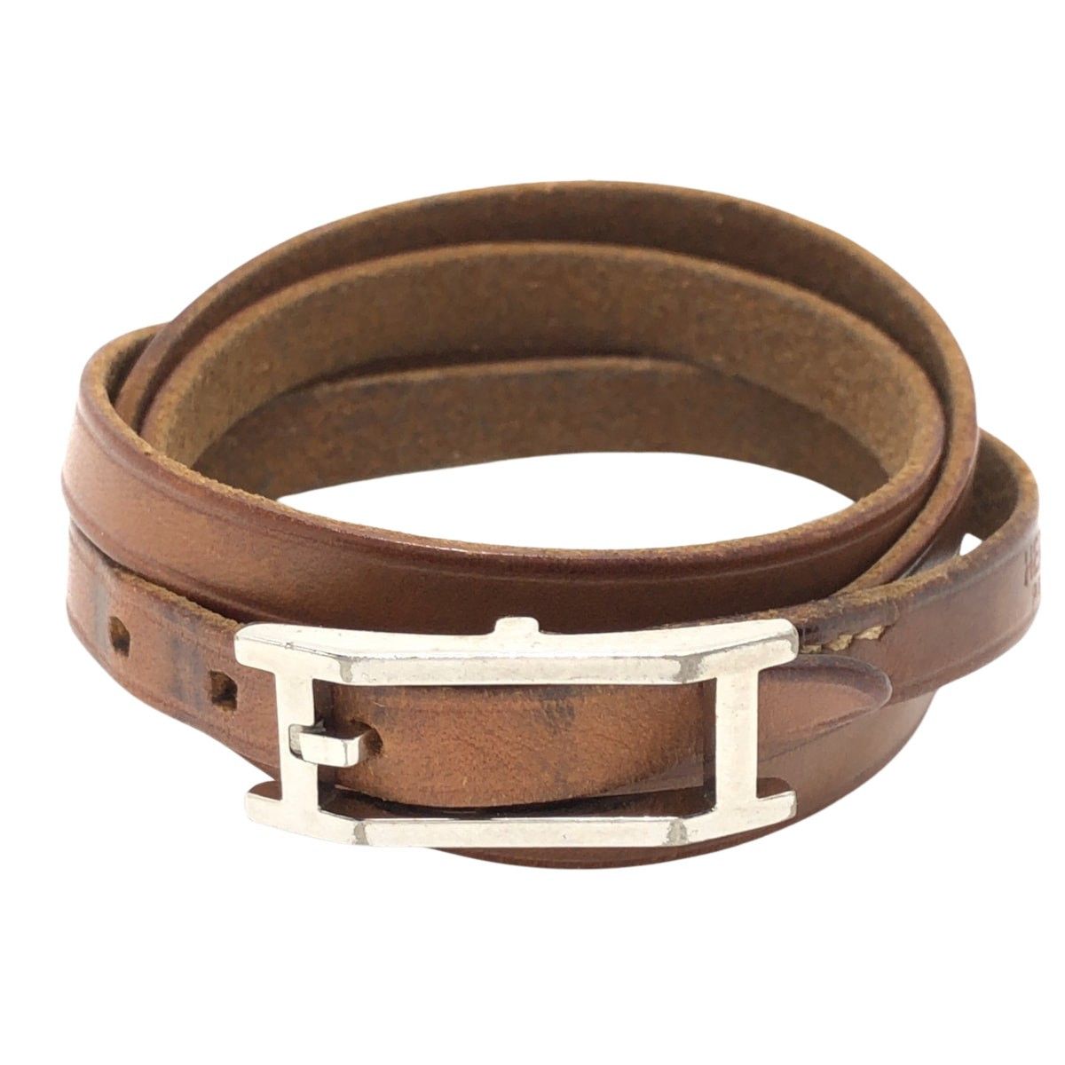 image of Hermes Behapi Bracelet in Brown, Women's