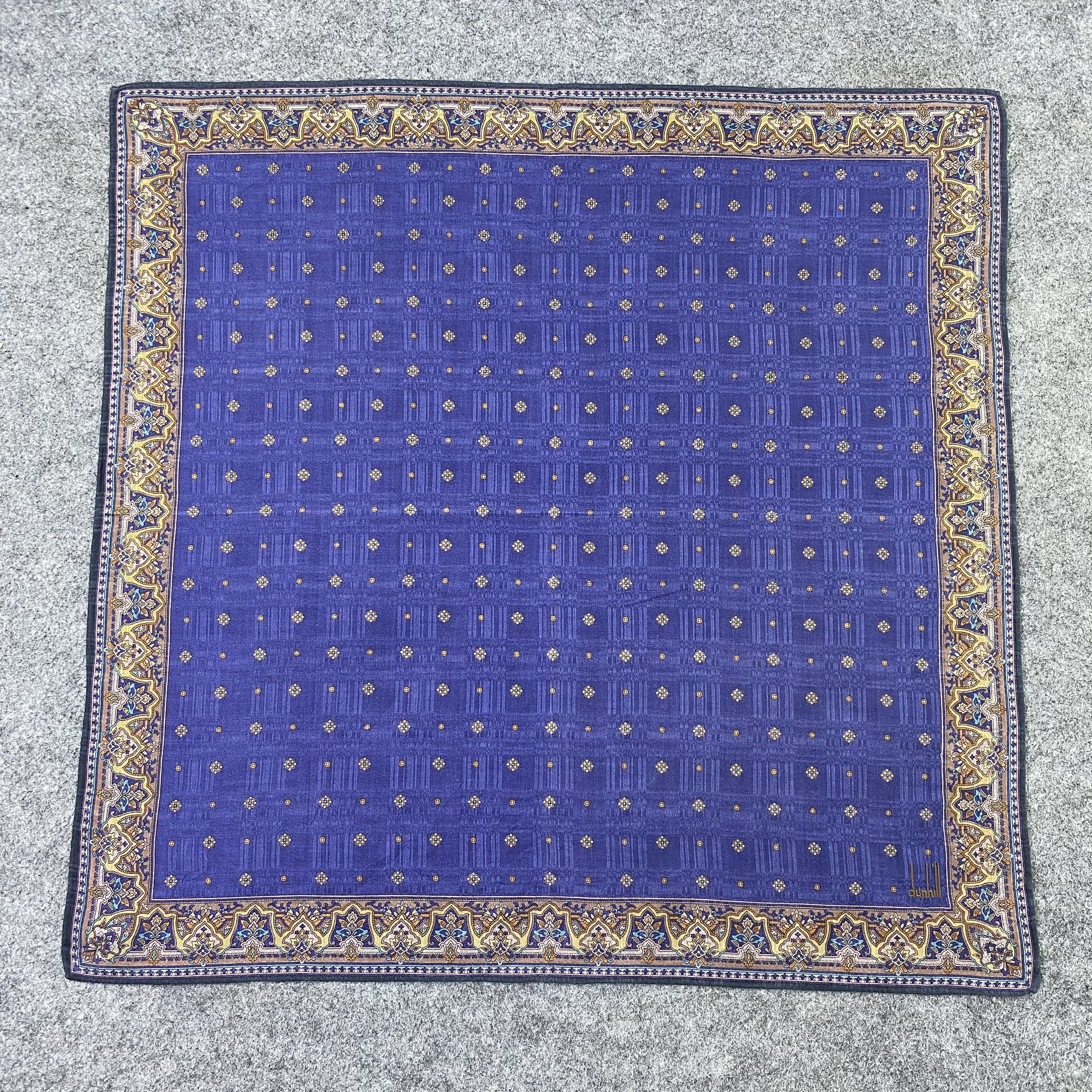 Alfred Dunhill Dunhill Handkerchief Neckerchief Bandana-B1653 Size ONE SIZE - 3 Thumbnail