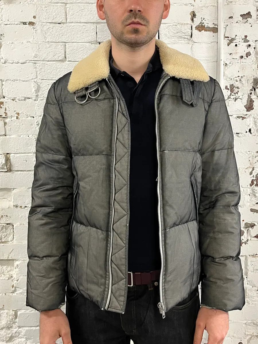 Helmut Lang AW2018 Helmut Lang Astro Grey Net Puffer Jacket Size US M / EU 48-50 / 2 - 2 Thumbnail