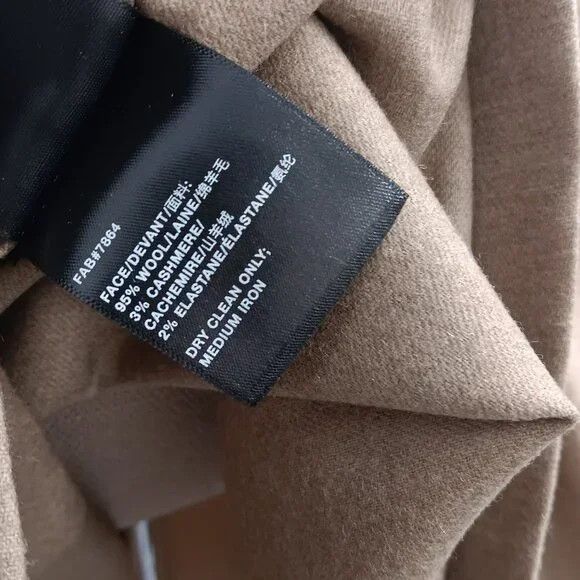 Lafayette 148 LAFAYETTE 148 Camel Merlange Flannel Shirt Dress - Size 4 Size S / US 4 / IT 40 - 14 Thumbnail