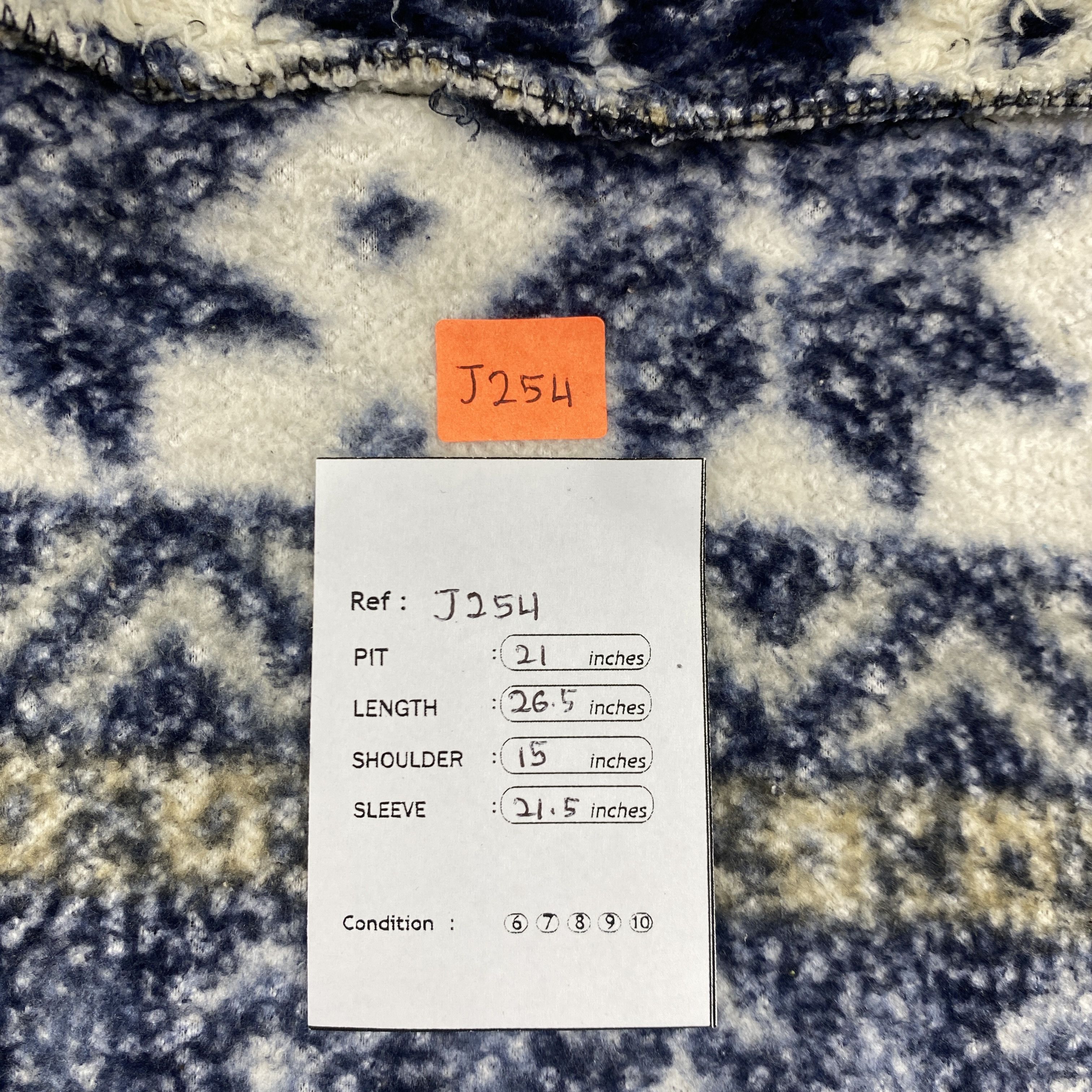 Japanese Brand Vintage Japanese Brand Fleece Jacket- J254 Size US M / EU 48-50 / 2 - 5 Thumbnail