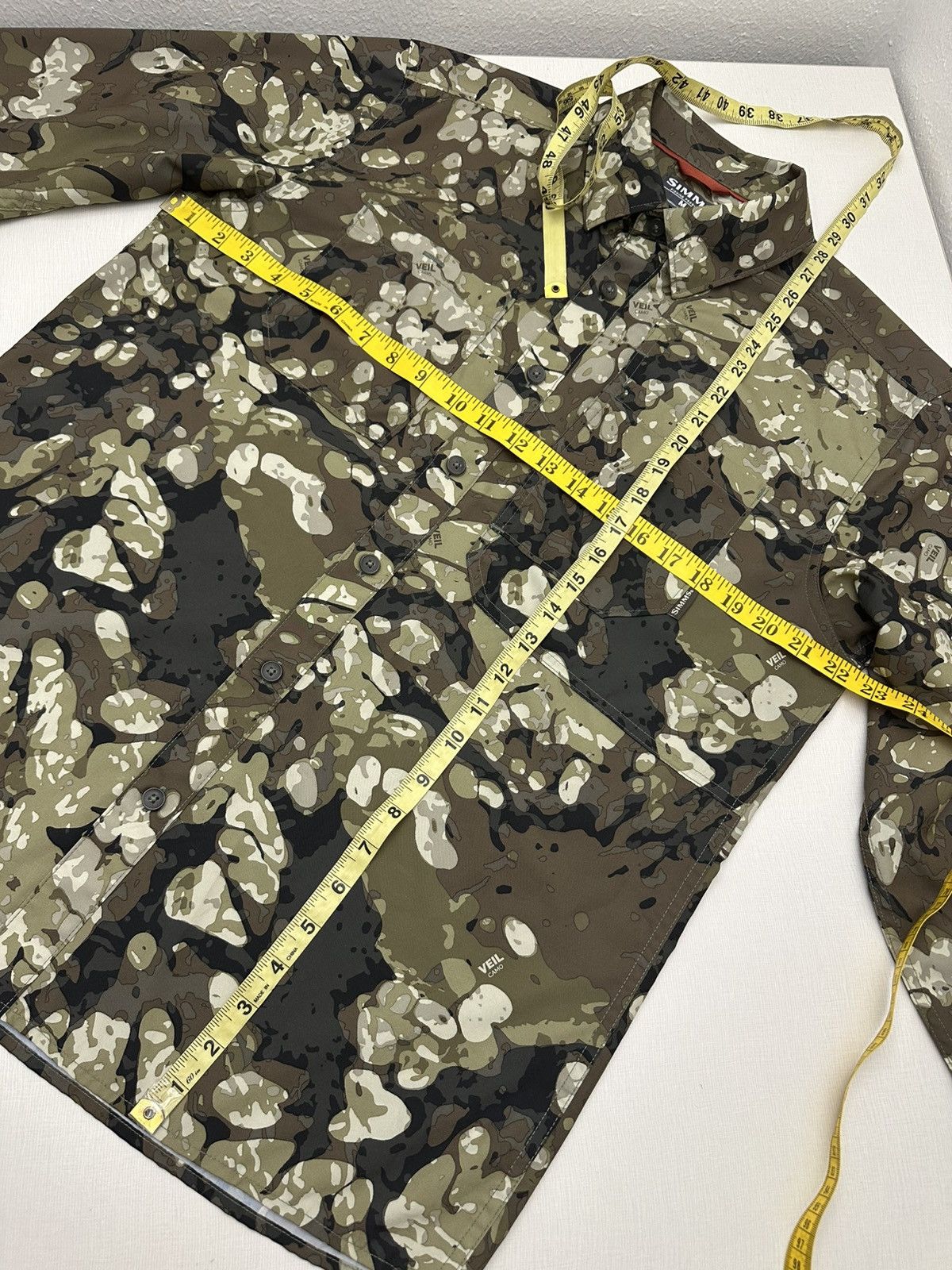 Simms Simms Double Haul L/S Veil Camo Button Down Shirt M Hunting Size US M / EU 48-50 / 2 - 5 Thumbnail