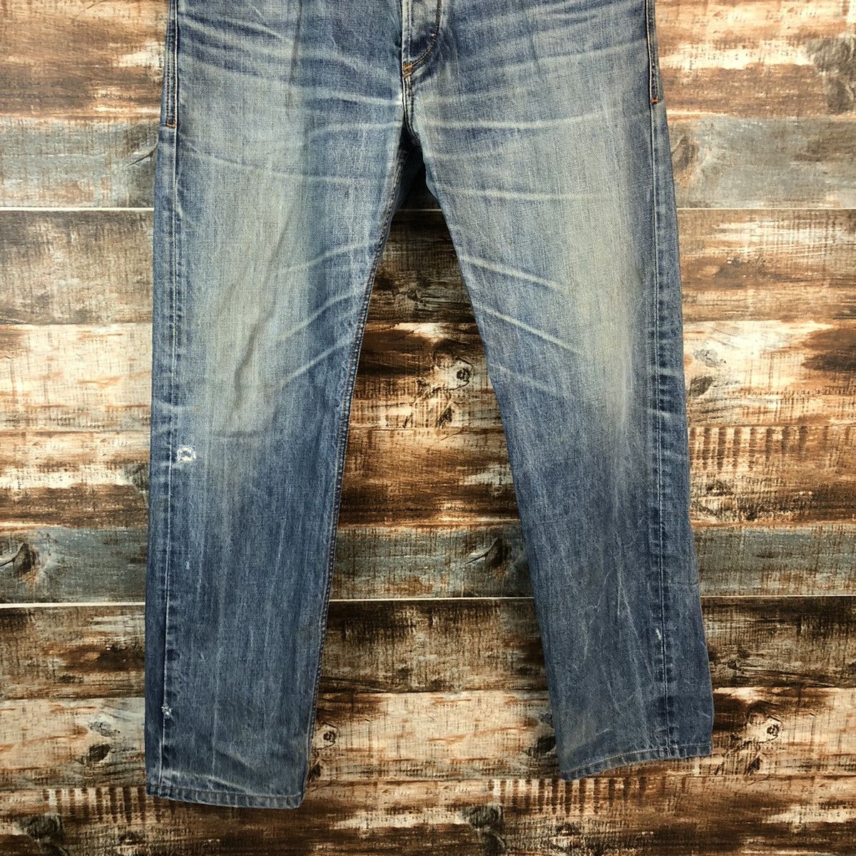 Diesel DL Diesel Industries faded Blue Denim Pants #C160 Size US 34 / EU 50 - 3 Thumbnail