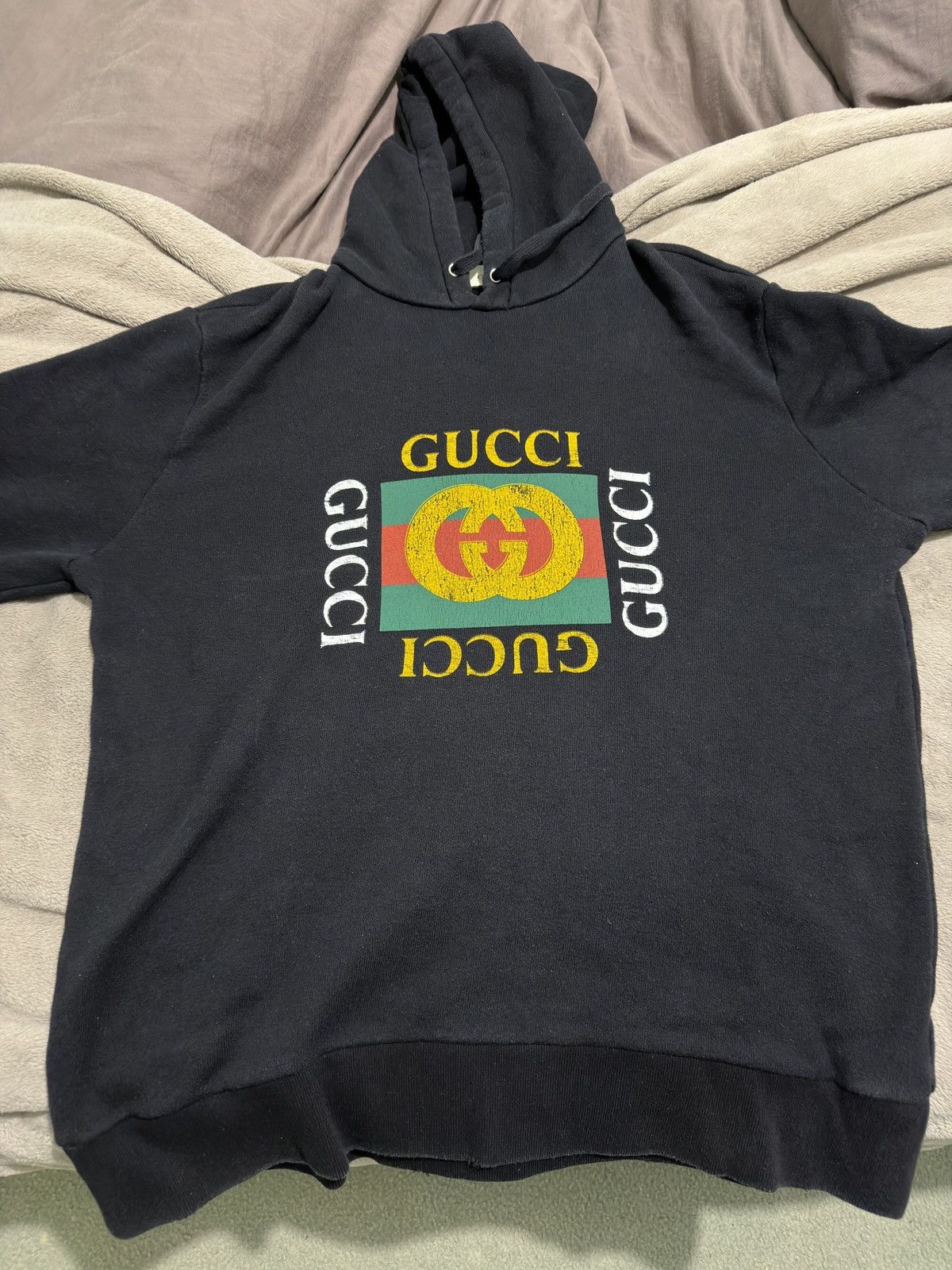 Gucci Gucci Interlocking-G Cotton Hoodie Black Size US XL / EU 56 / 4 - 1 Thumbnail