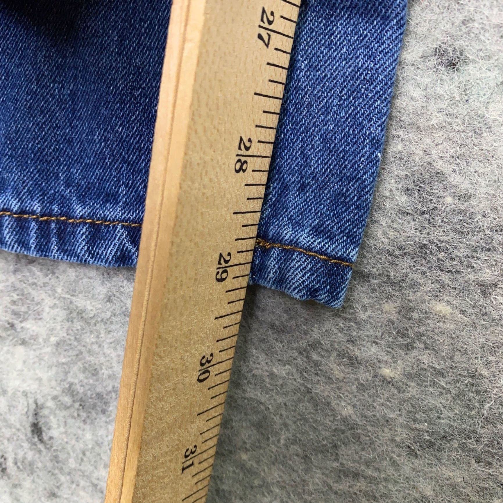 Vintage Seven7 Womens Jeans Straight Leg 29" Inseam High Rise Blue Size 2 Denim Cotton Regular Womens Size 26" / US 2 / IT 38 - 6 Thumbnail