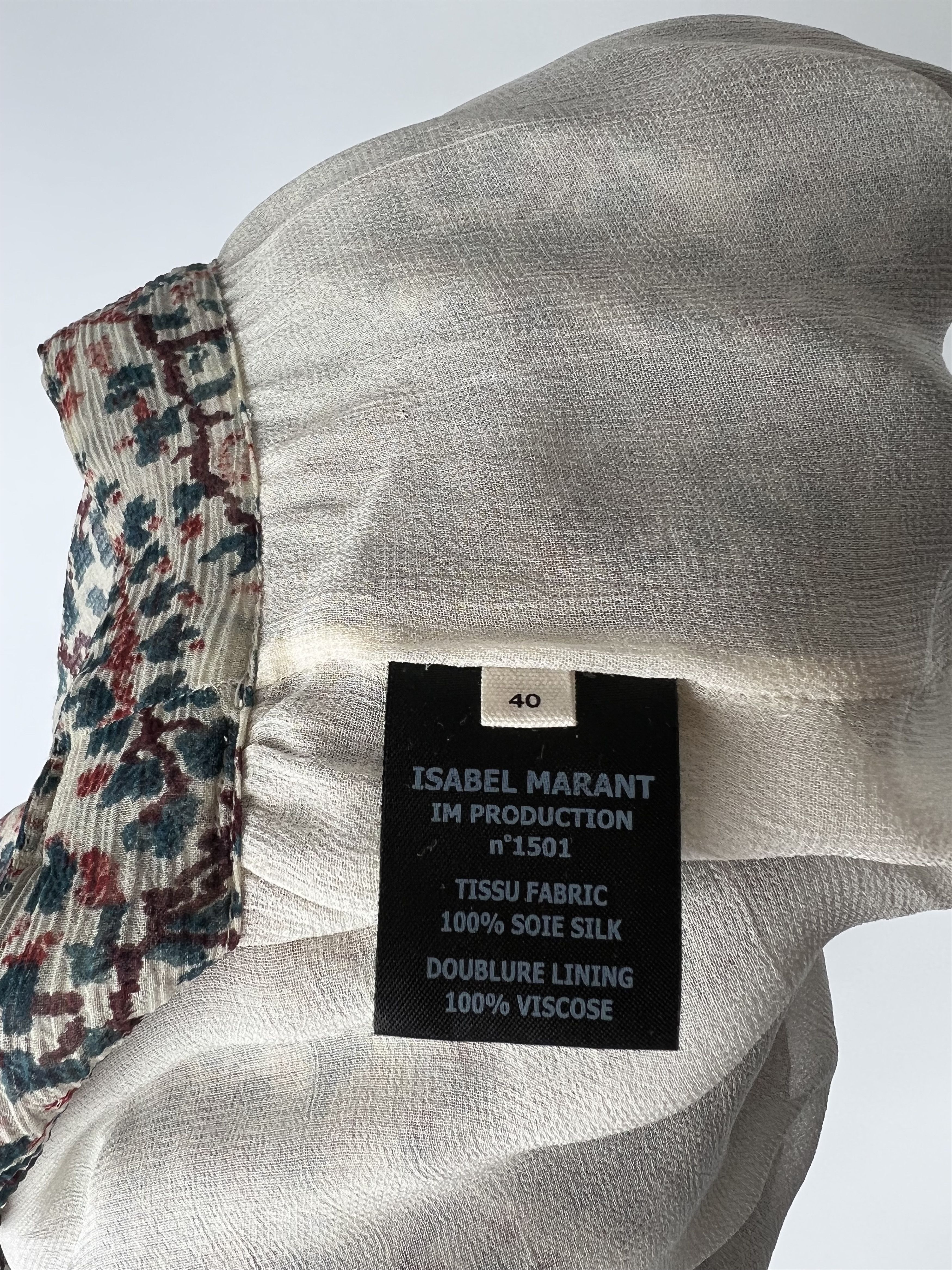 Isabel Marant × Isabel Marant Etoile Isabel Marant Etoile Silk Maxi Wrap Skirt Size 40 Size 32" / US 10 / IT 46 - 4 Thumbnail