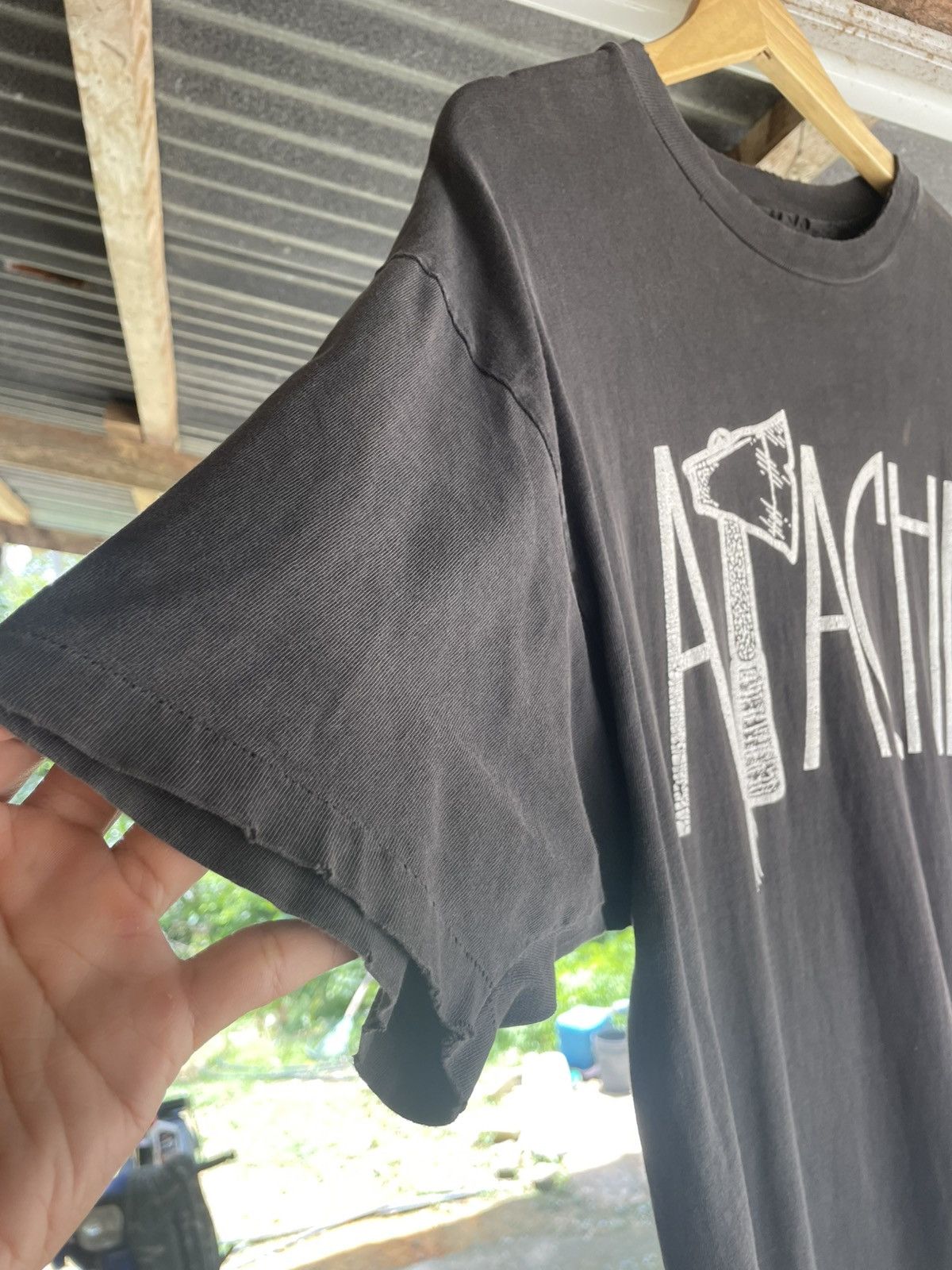 Vintage Vintage “Apache Gangsta Bitch” Tee – Rare 90s Hip Hop ERD Size US XL / EU 56 / 4 - 2 Thumbnail