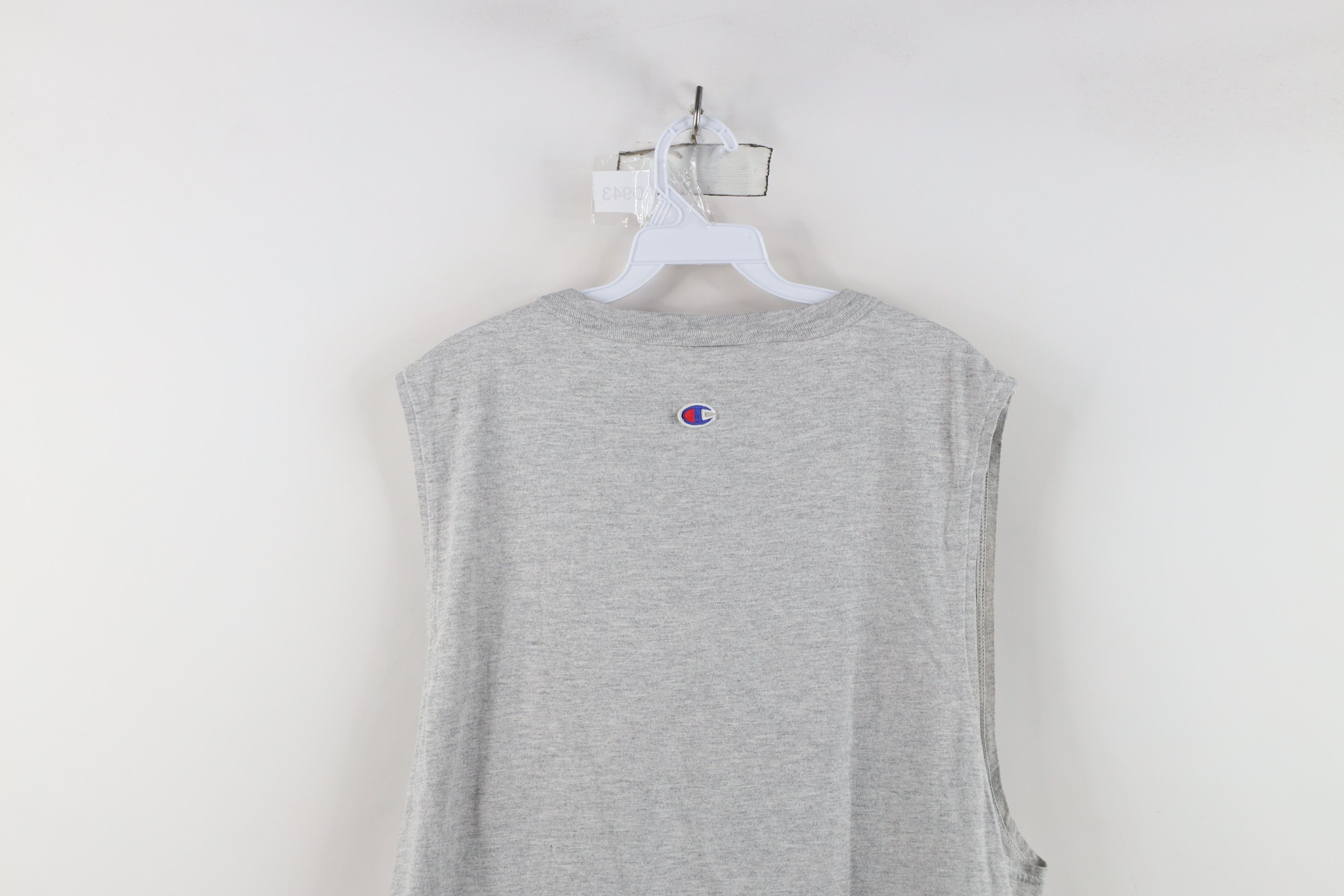 Champion Vintage 90s Champion Dame University Muscle T-Shirt Gray Size US XL / EU 56 / 4 - 15 Thumbnail