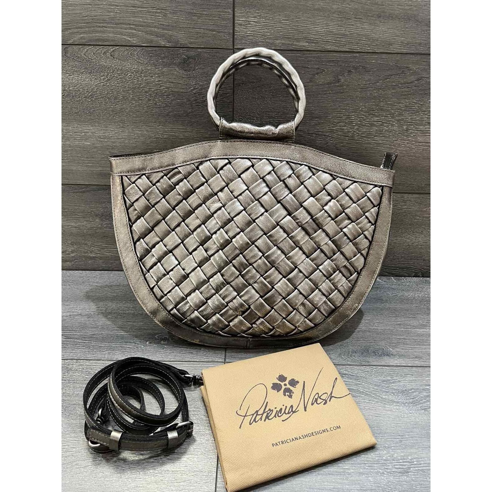 Patricia Nash Patricia Nash Leather Satchel Platinum gray bag B000585 Size ONE SIZE - 2 Thumbnail