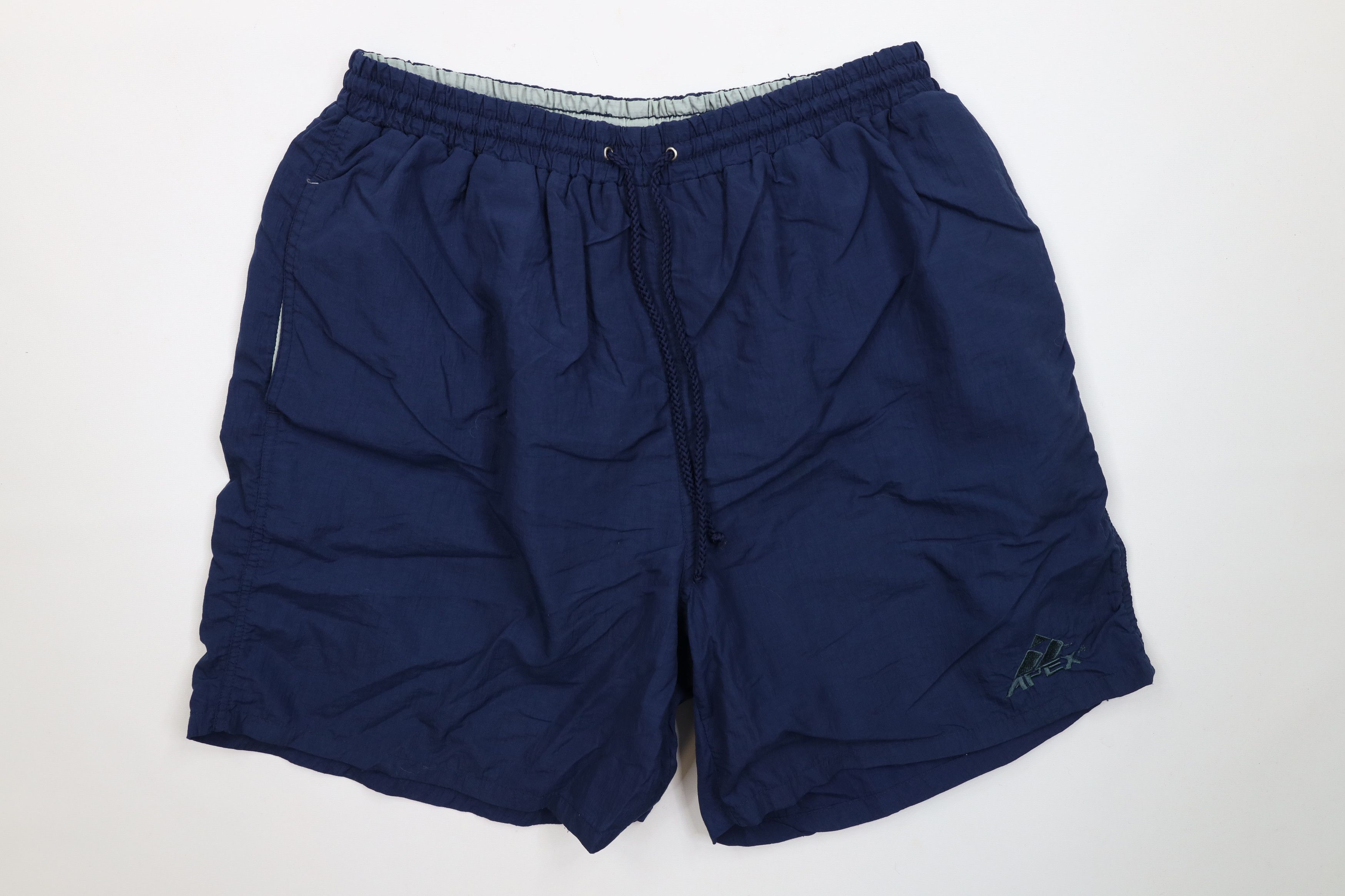 Vintage Vintage 90s Streetwear Running Jogging Soccer Shorts Blue Size US 34 / EU 50 - 1 Thumbnail