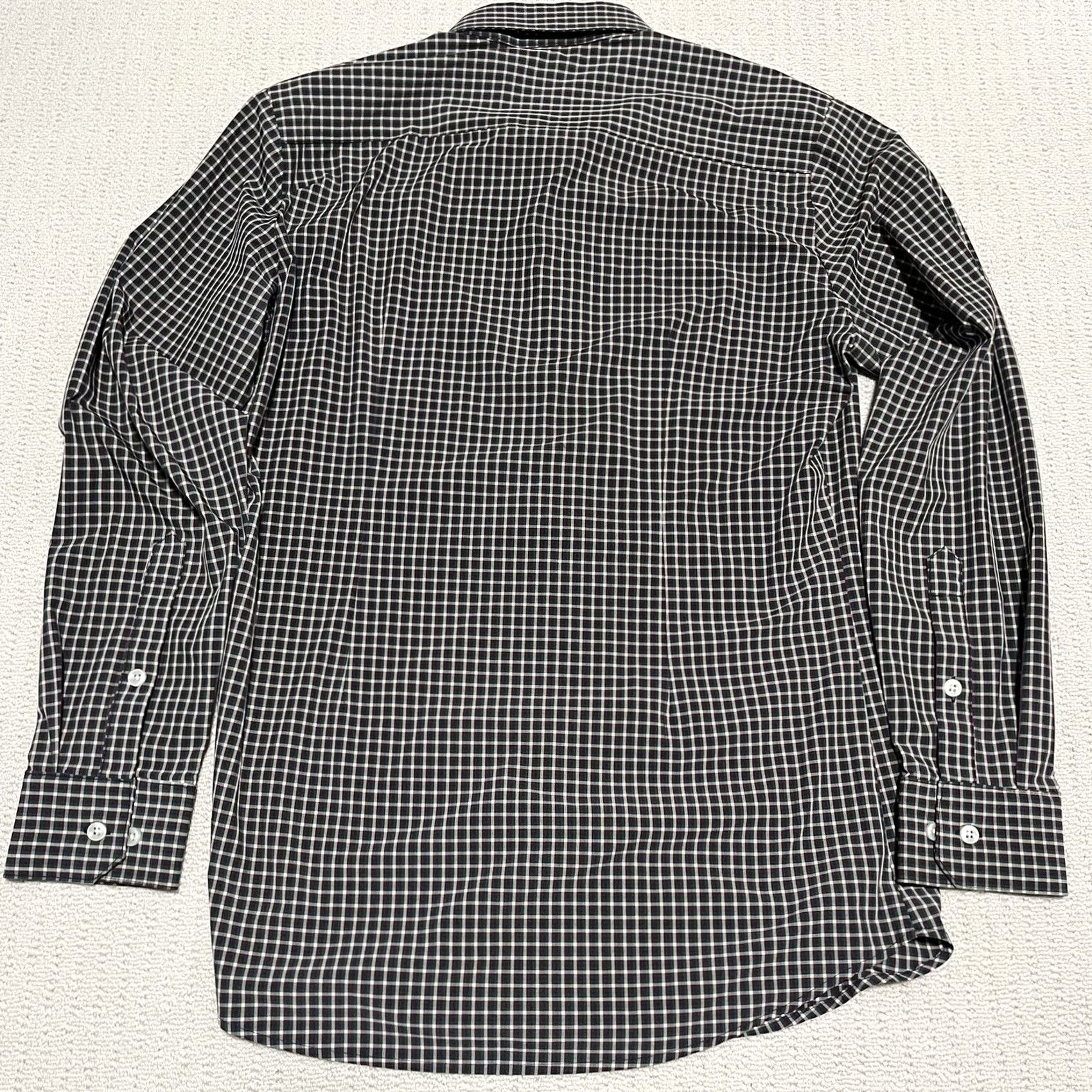 Mizzen+Main Mizzen+Main Shirt Mens Leeward Trim Fit Medium Blue and Burgundy Gingham Check Button-Up Long Sleeve Collared Twill Knit Size US M / EU 48-50 / 2 - 6 Thumbnail