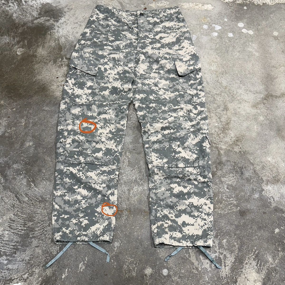 Vintage US Army Digital Camo Tactical Cargo Pants Military Ripstop Size US 32 / EU 48 - 9 Thumbnail