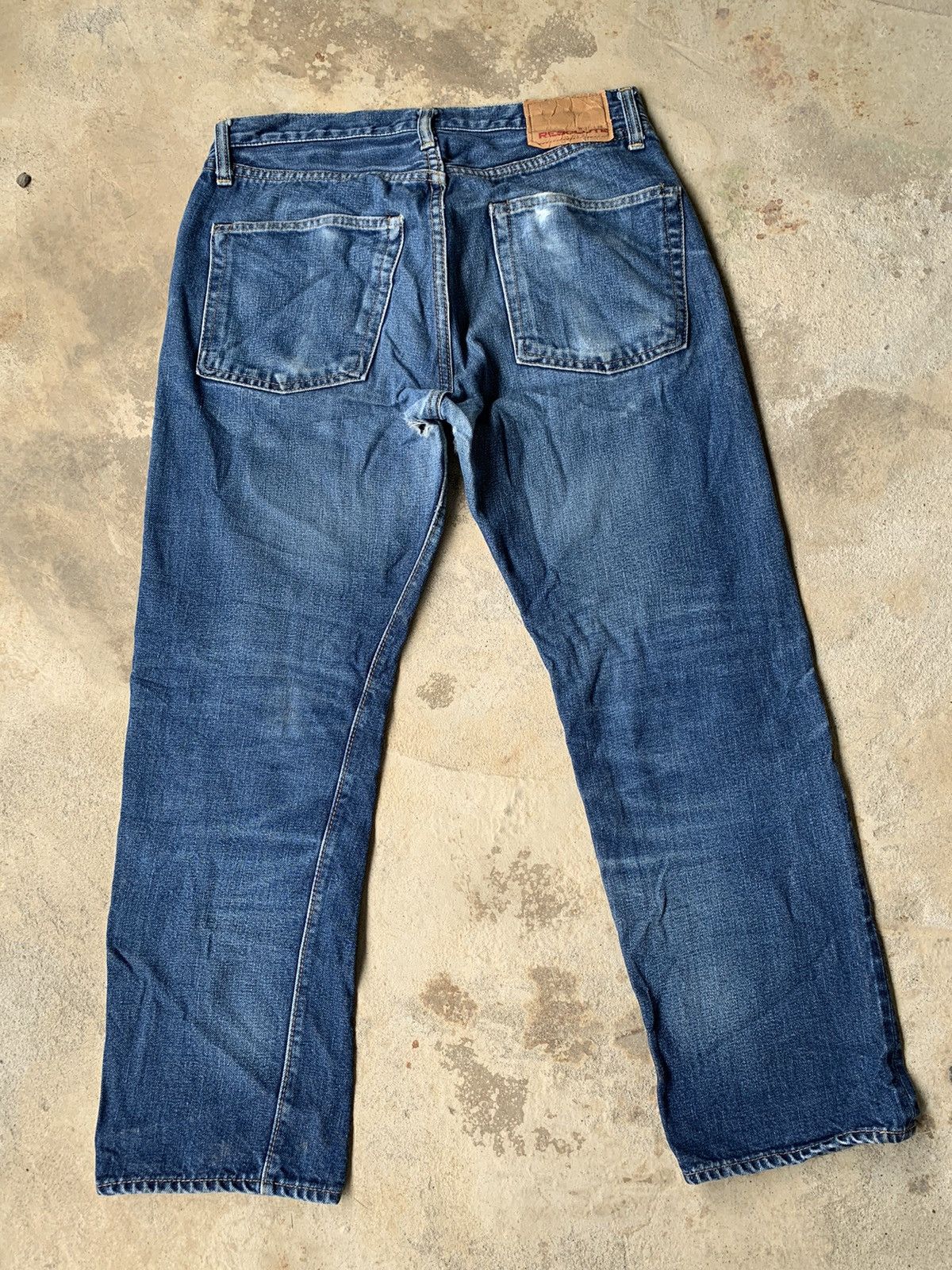 Japanese Brand × RESOLUTE Resolute lot 710 Selvedge Distressed Denim Size US 33 - 2 Thumbnail