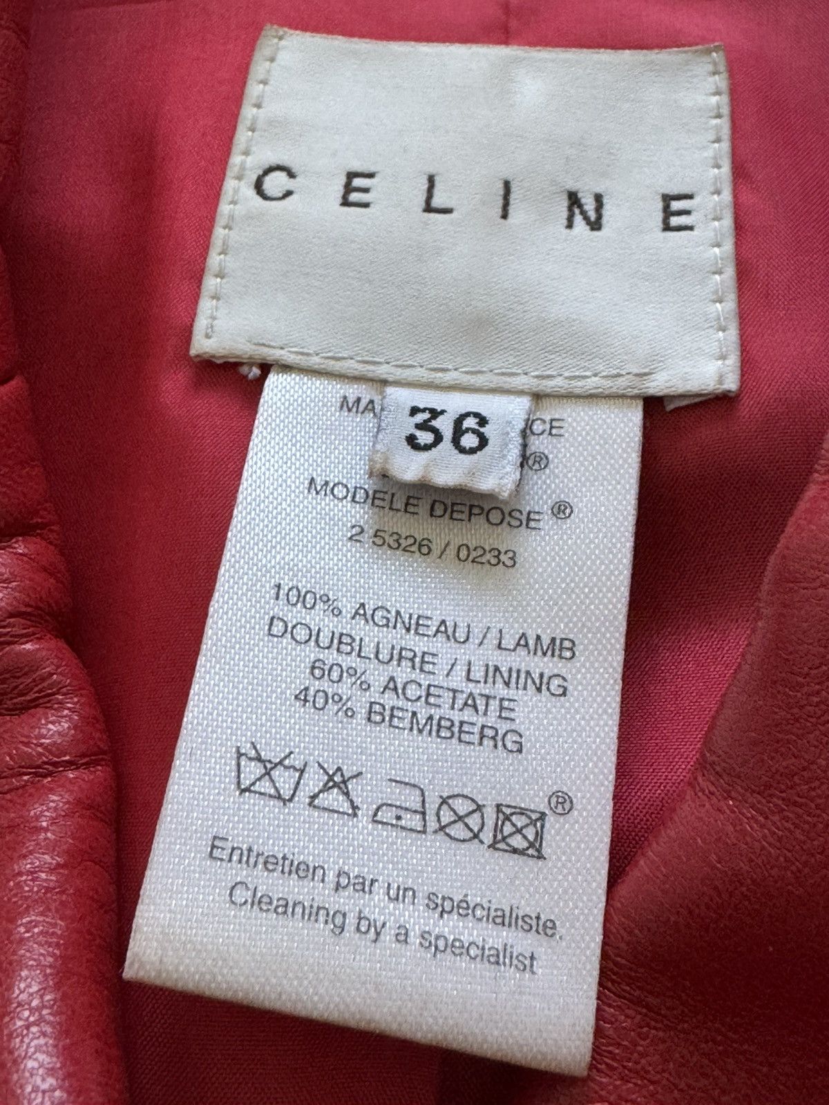 Celine Celine leather biker jacket Size XS / US 0-2 / IT 36-38 - 13 Thumbnail