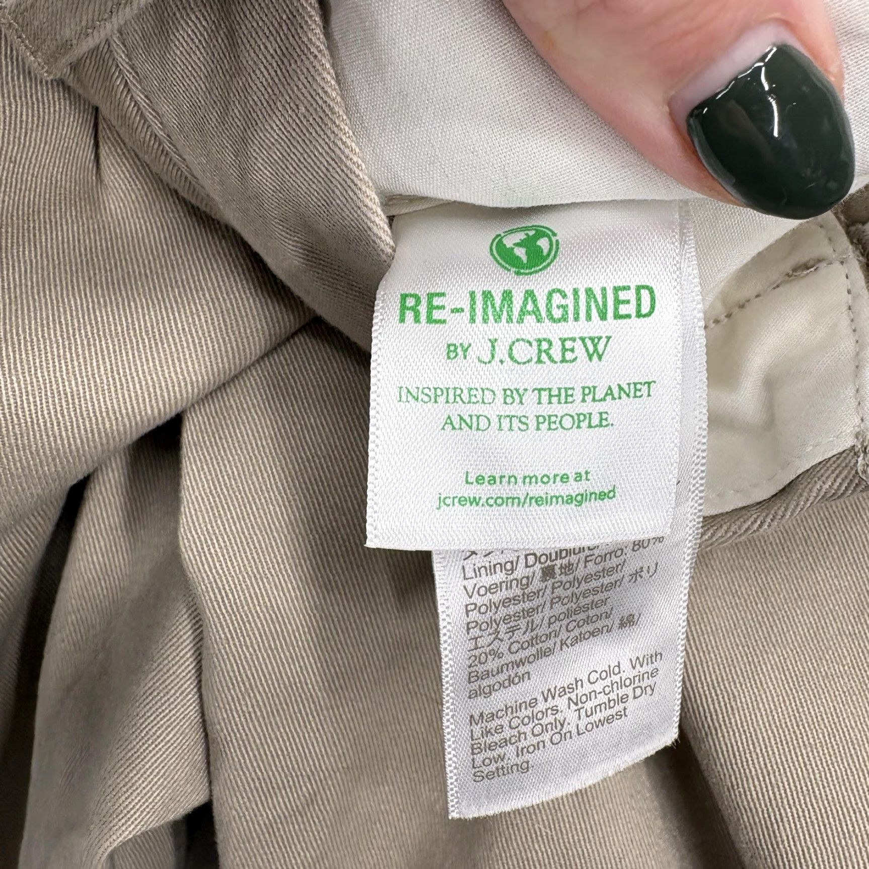 J.Crew J.CREW Pants Mens 32x34 Khaki Flex Slim Chino Stretch Cotton Casual Preppy NWT Size US 32 / EU 48 - 6 Thumbnail