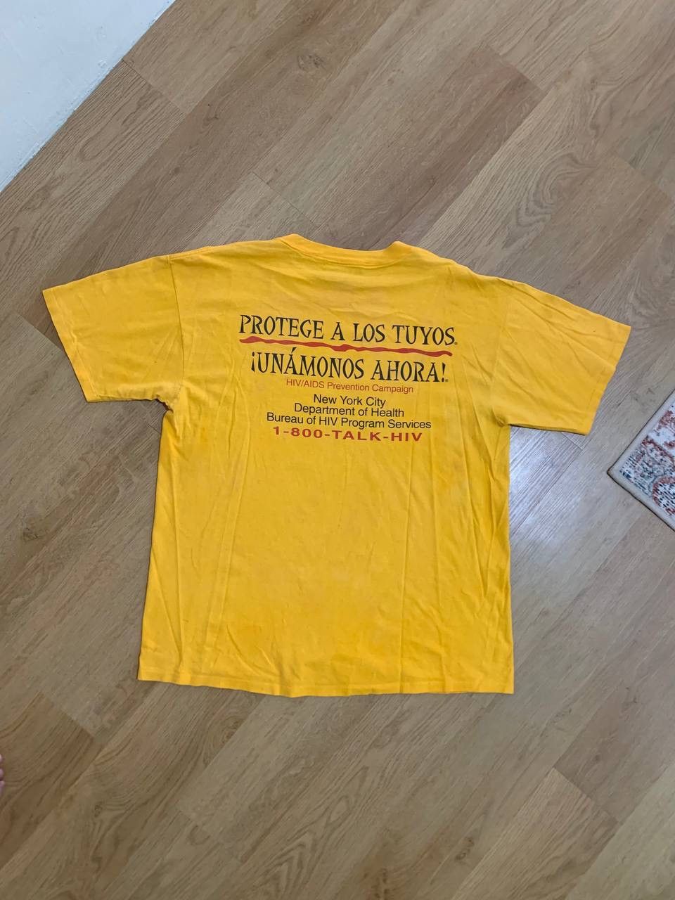 Fuck Art, Make Tees × Vintage Vintage Sosial Aids/Hiv Human Size US XL / EU 56 / 4 - 2 Thumbnail