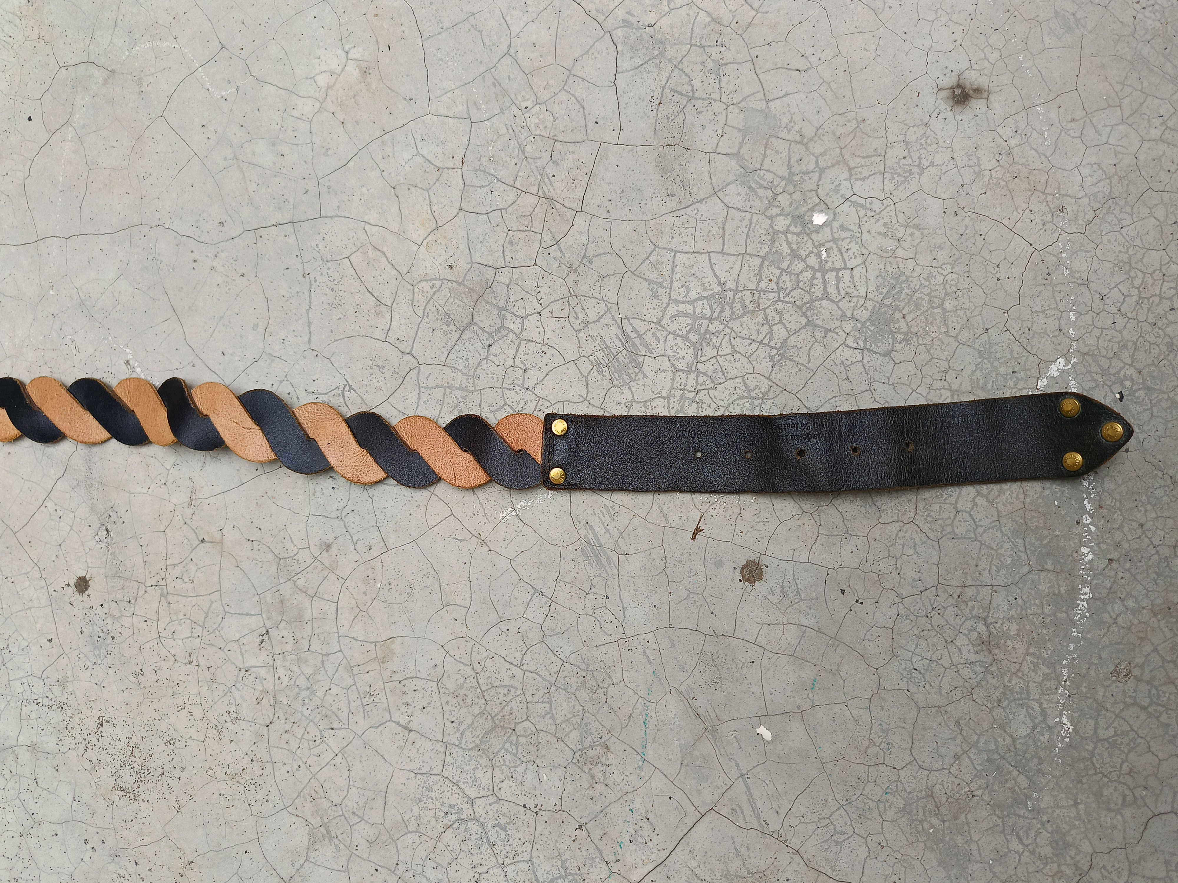 Diesel RARE🔥 DIESEL VINTAGE LEATHER BELT Size 32 - 9 Thumbnail