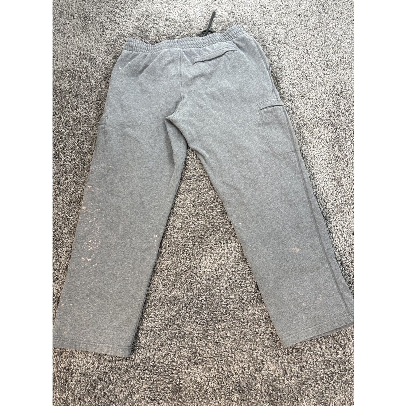 Nike VINTAGE Nike Sweatpants Mens XL Cargo Baggy Wide Gray Distressed Y2K Pants Regular Activewear Mens XL Gray Baggy Distressed Y2K Nike Sweatpants Size US 36 / EU 52 - 6 Thumbnail