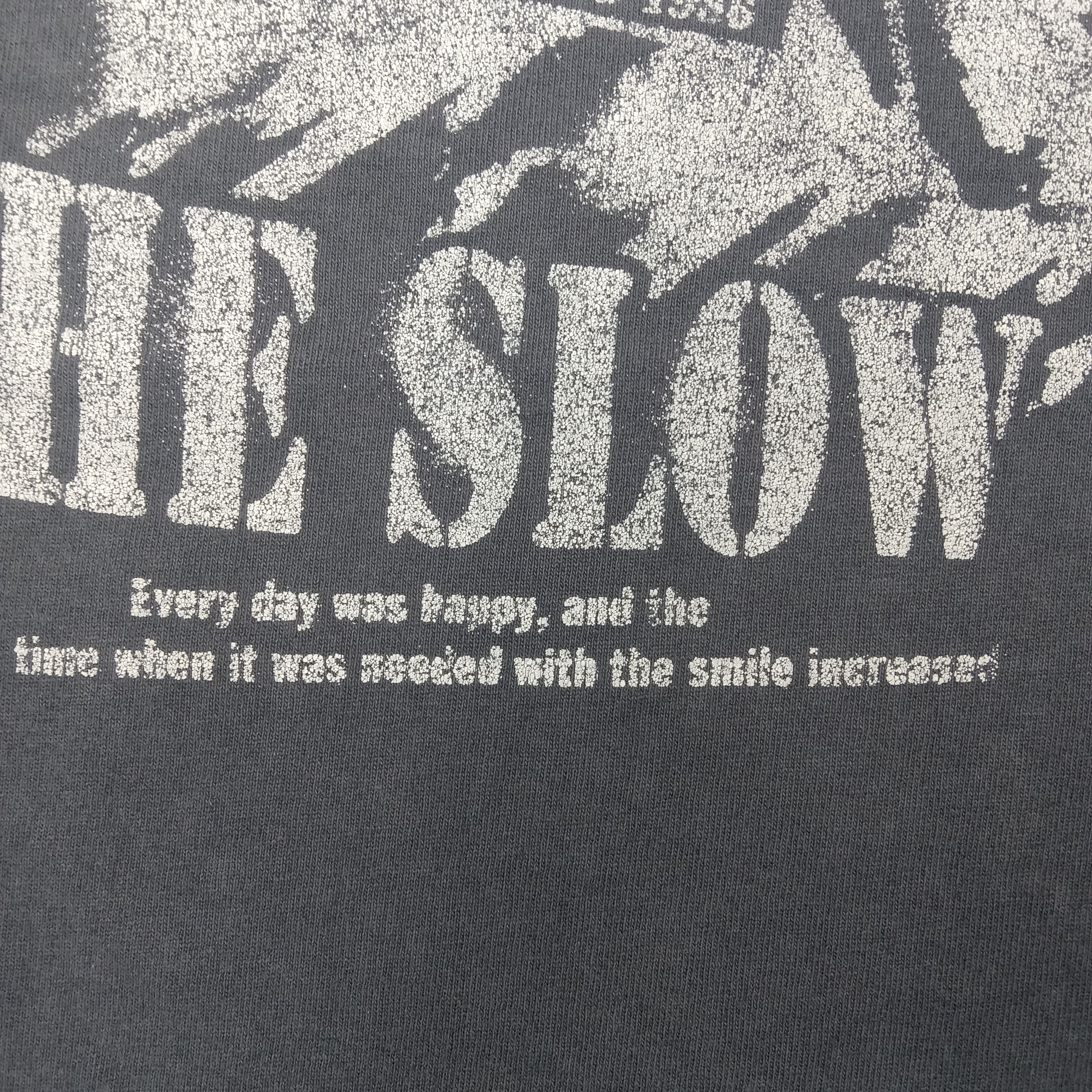 Vintage The Slow Life Distressed Style Tshirt Size US M / EU 48-50 / 2 - 3 Thumbnail