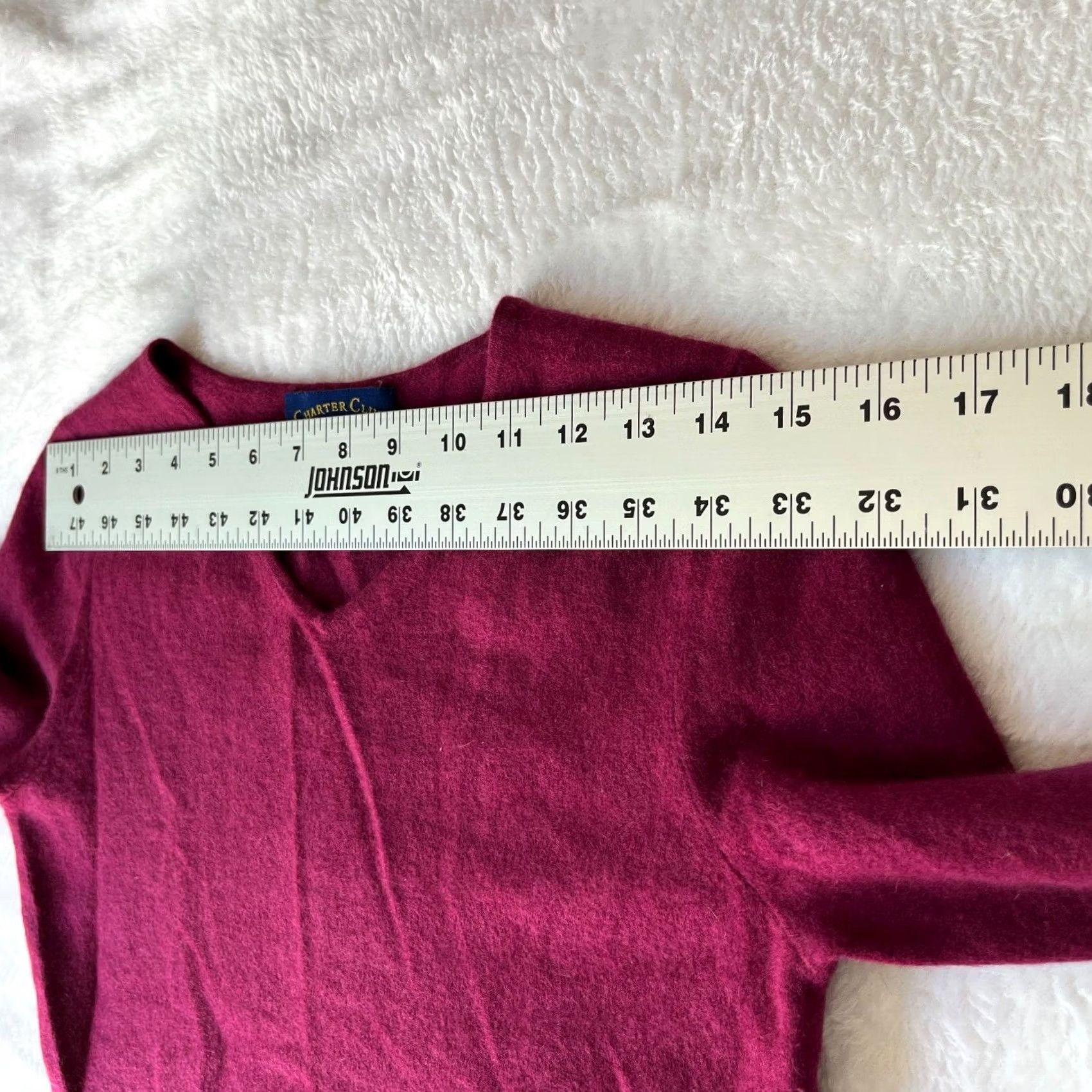 Charter Club Charter Club Womens Red 2-Ply Cashmere Knit V-Neck Sweater Pullover M Casual Comfortable Knitwear Size M / US 6-8 / IT 42-44 - 4 Thumbnail