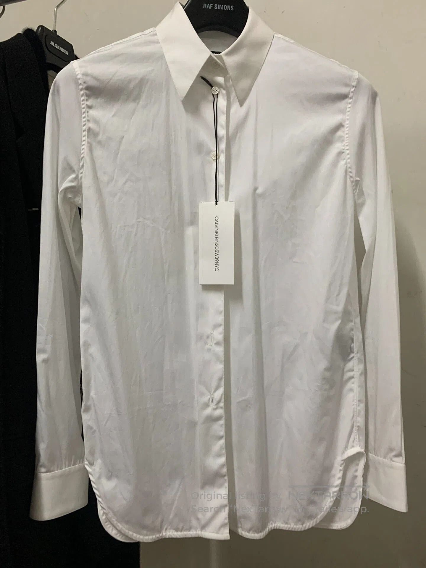 Calvin Klein 205W39NYC Classic Calvin Klein White Cotton Shirt. Size US M / EU 48-50 / 2 - 1 Thumbnail